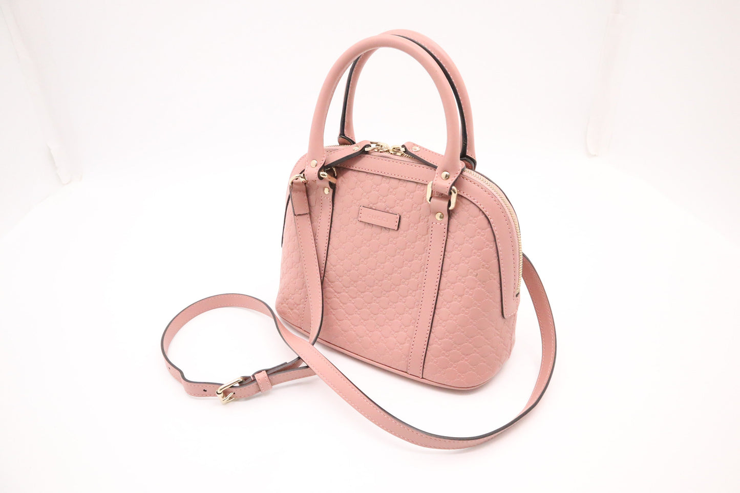 Gucci Dome Blush Microguccissima Leather Pink Mini Bag