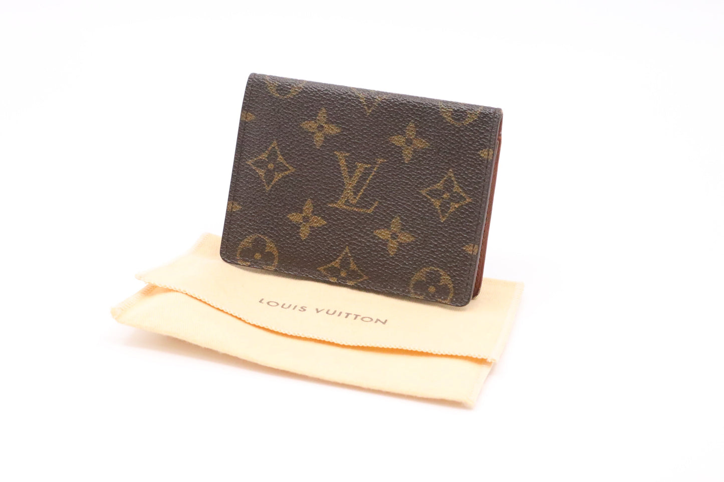 Louis Vuitton Card Monogram Canvas Wallet Case Canvas 1