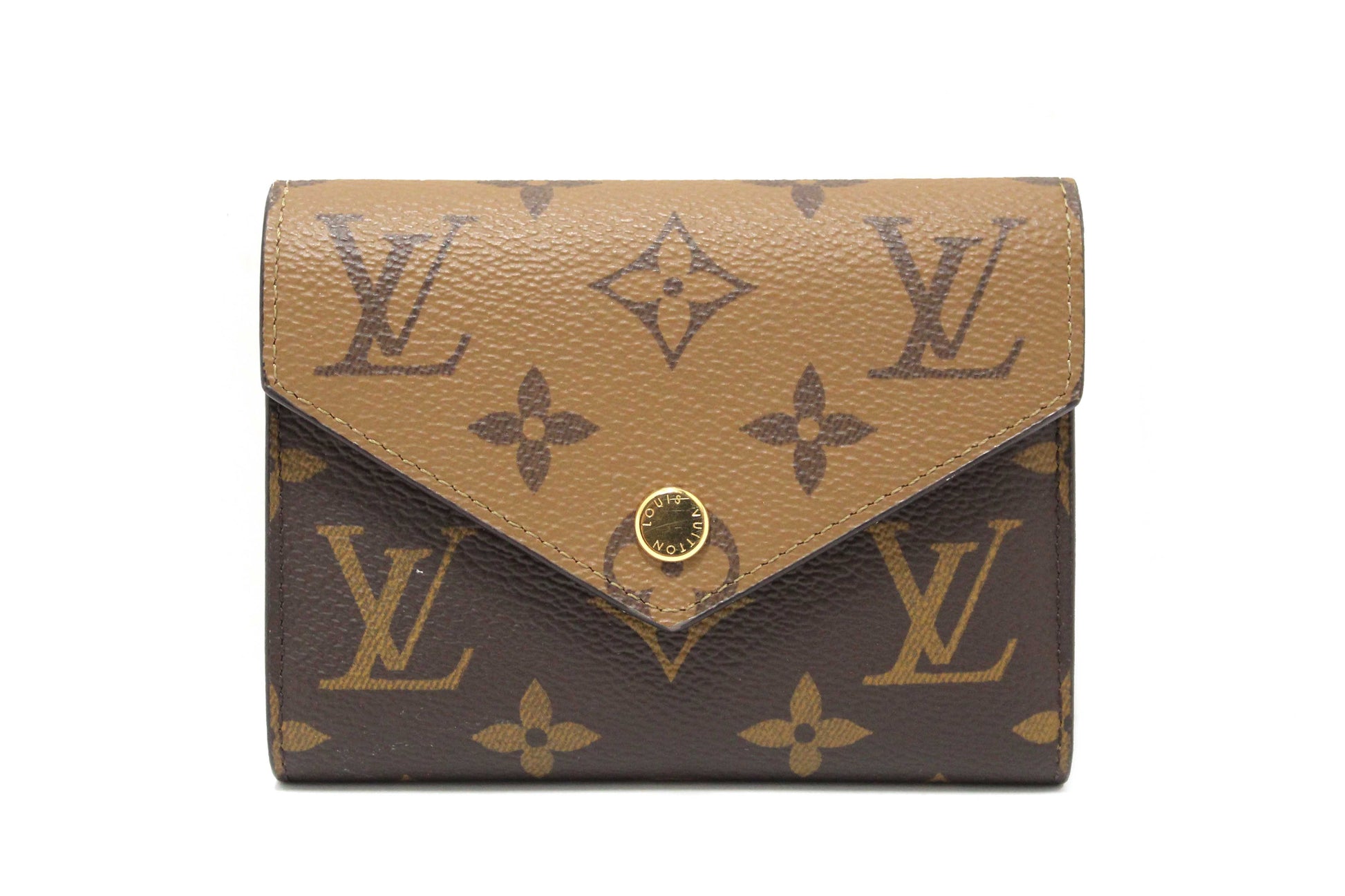 Louis Vuitton Classic Monogram and Monogram Reverse Canvas Victorine Wallet
