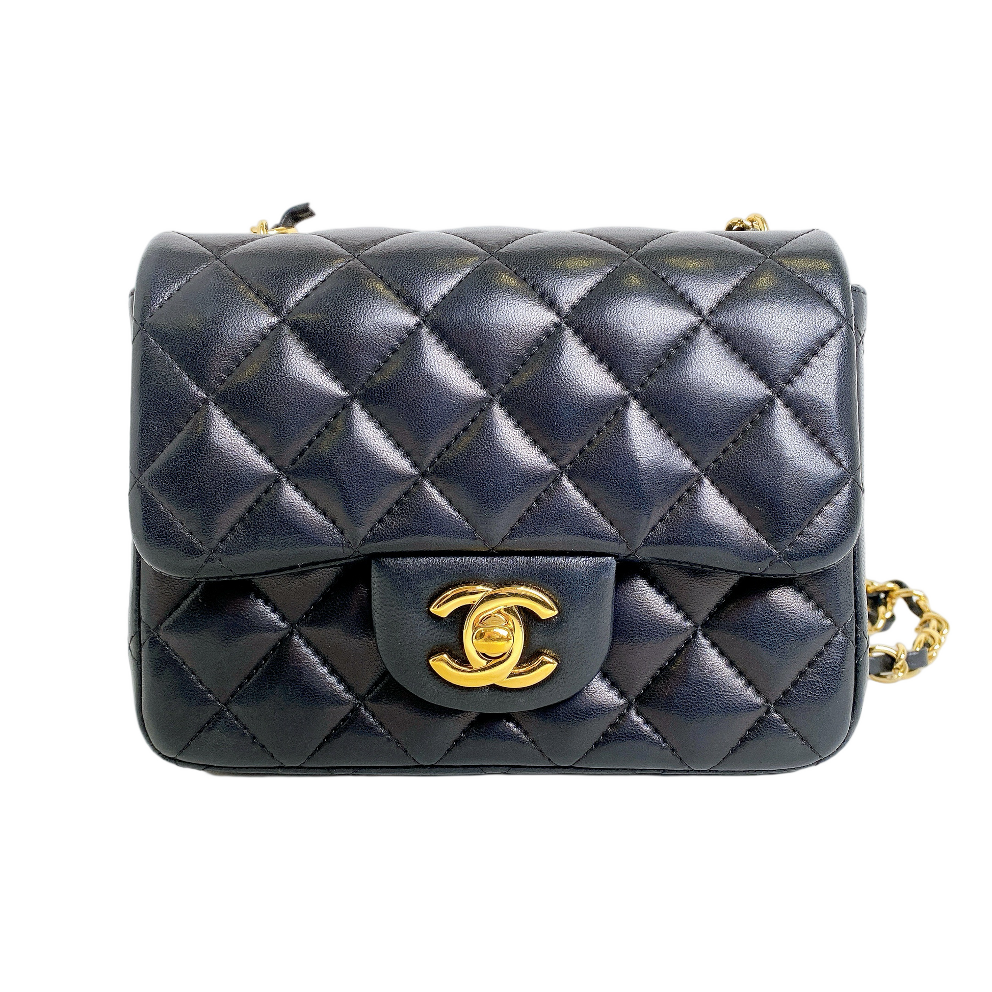 Chanel Classic Mini Square Lambskin Handbag