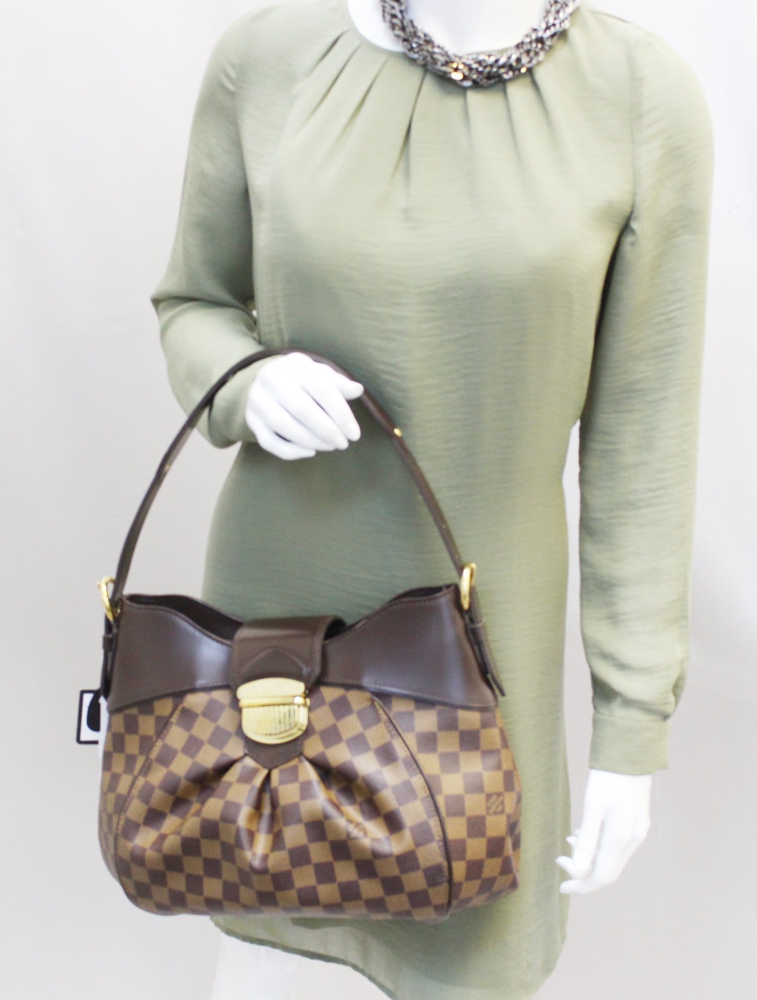 Louis Damier Ebene Sistina Mm Shoulder Bag