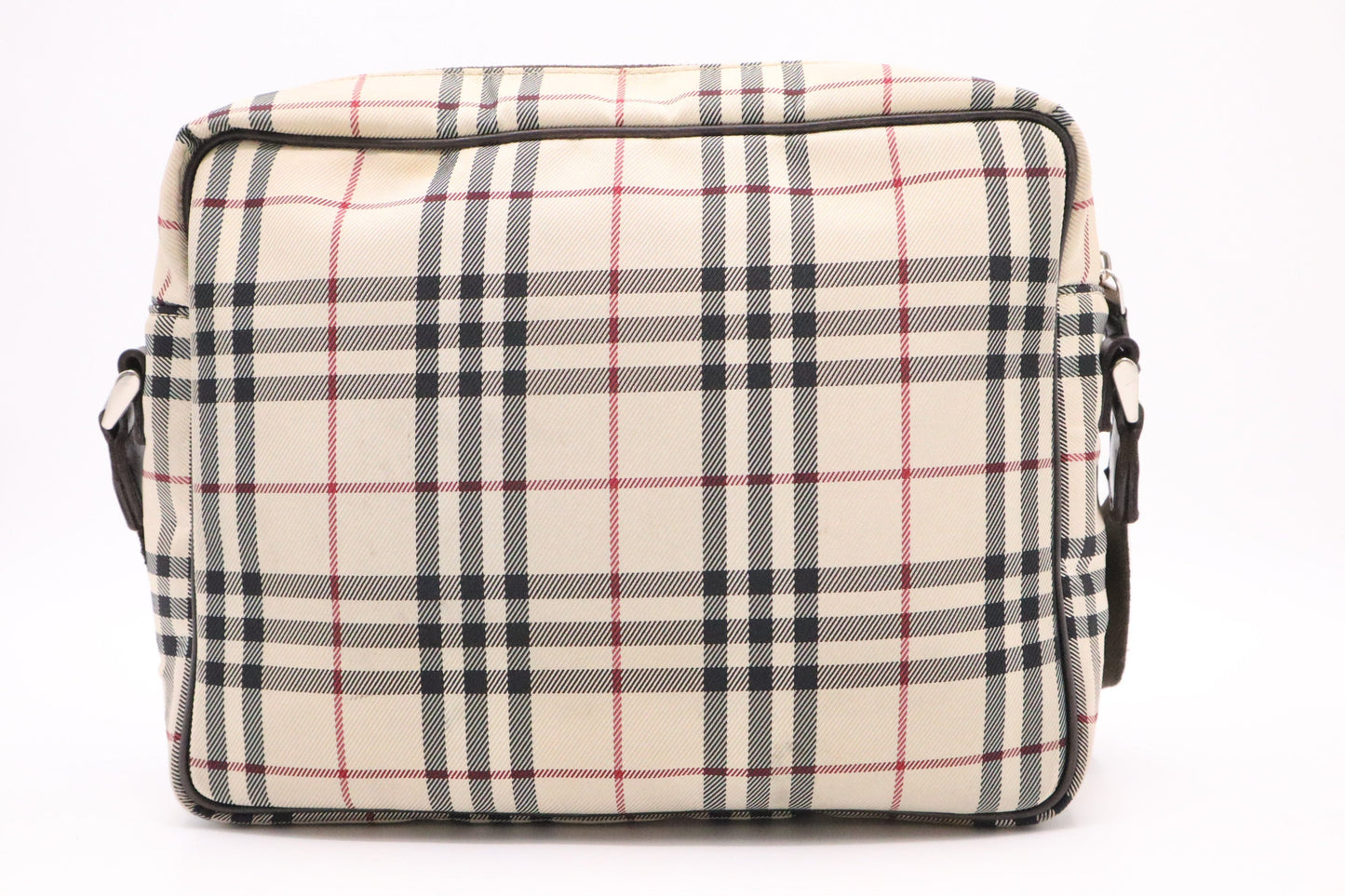 Burberry Crossbody In Nova Check Canvas Crossbody Bag