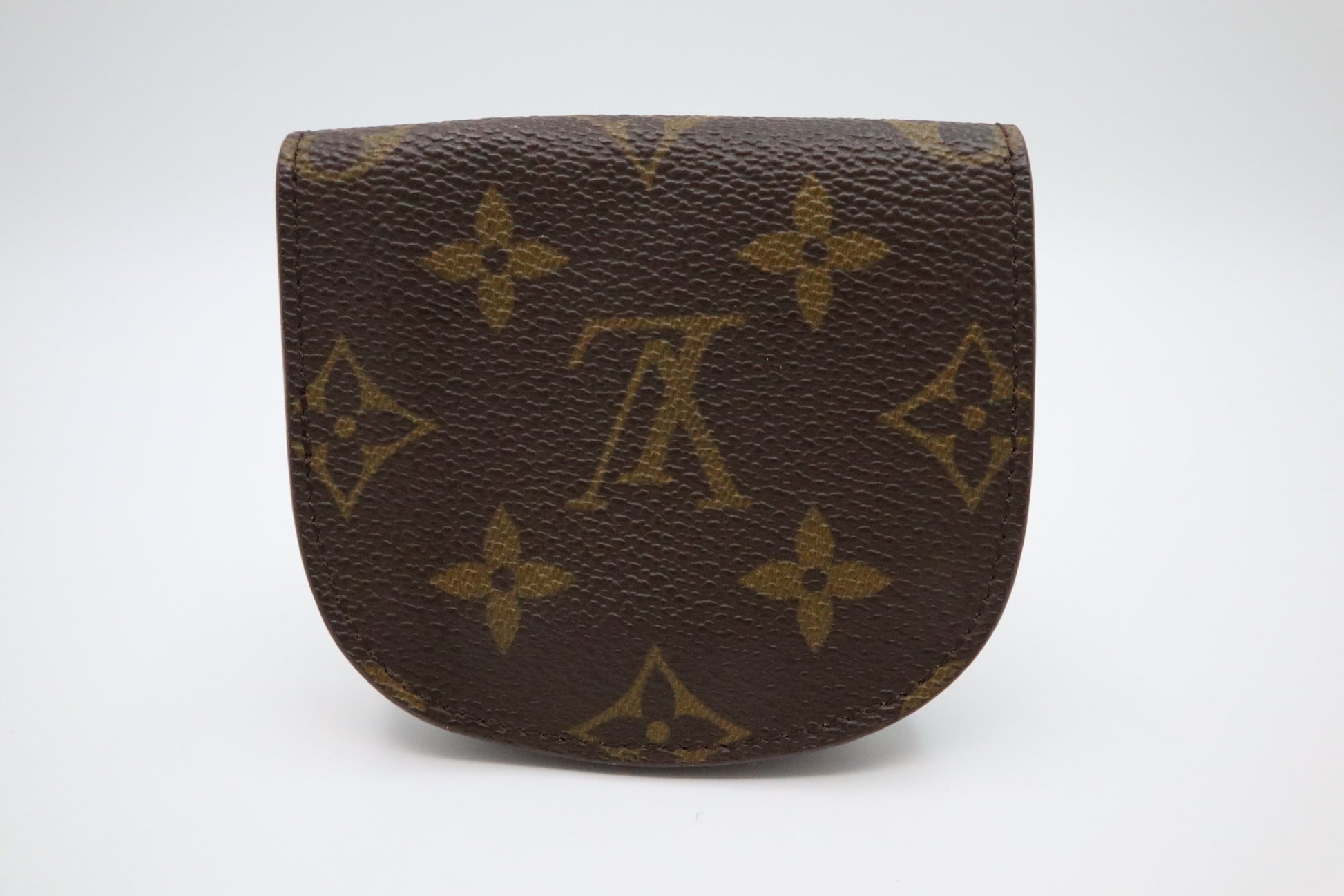 Louis Vuitton Porte Monnaie Gousset Monogram Canvas Handbag Monogram Canvas