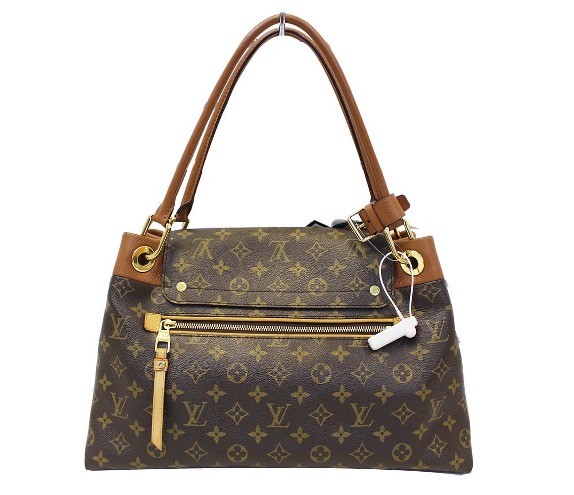 Louis Camel Olympe Satchel Bag Canvas Monogram Travel Bag