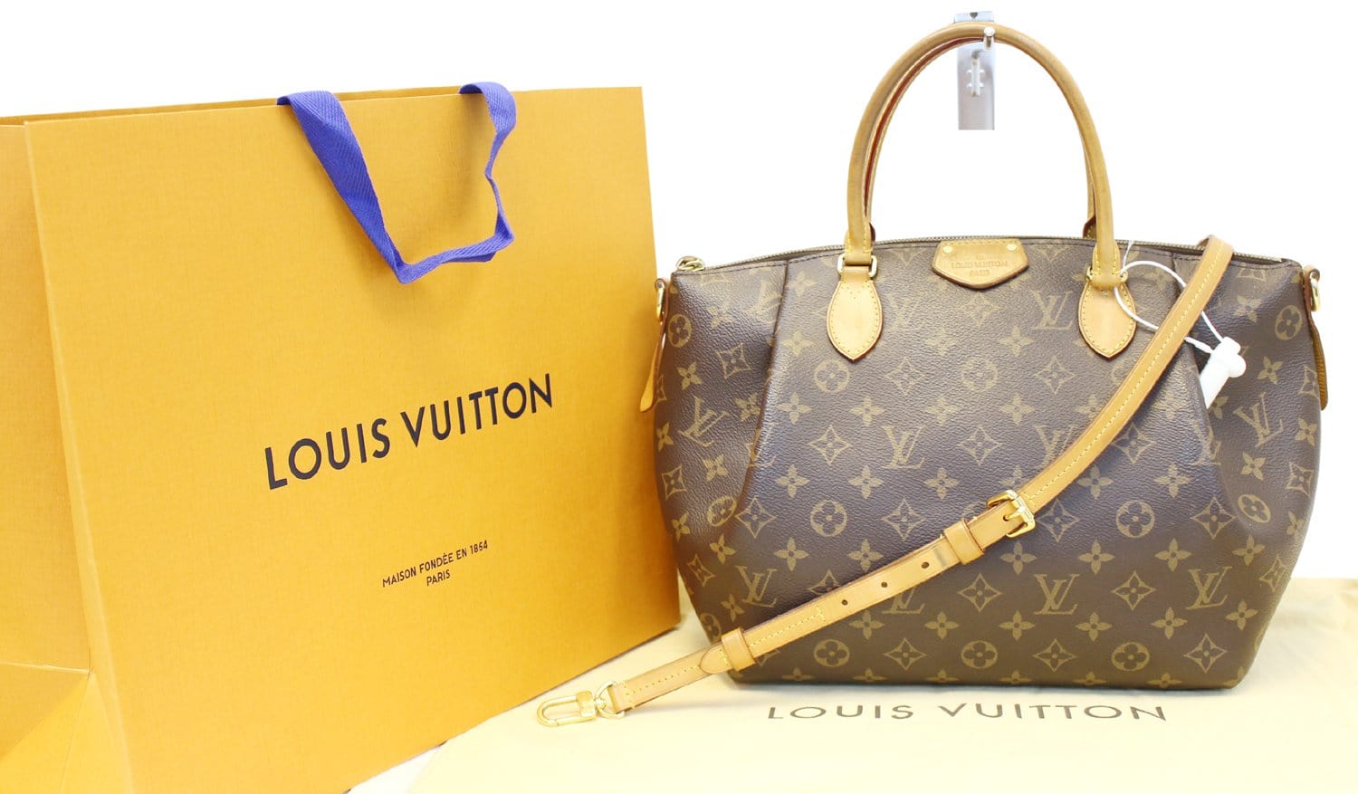 Louis Turenne Mm Way Shoulder Handbag Canvas Monogram Shoulder Bag