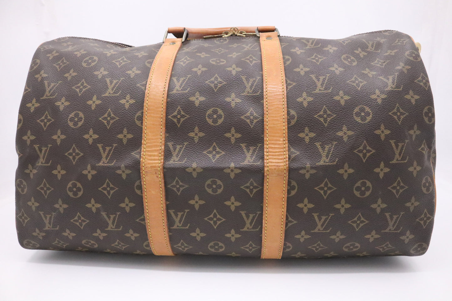 Louis Vuitton Keepall 50 Bandouliere Monogram Canvas Travel Bag