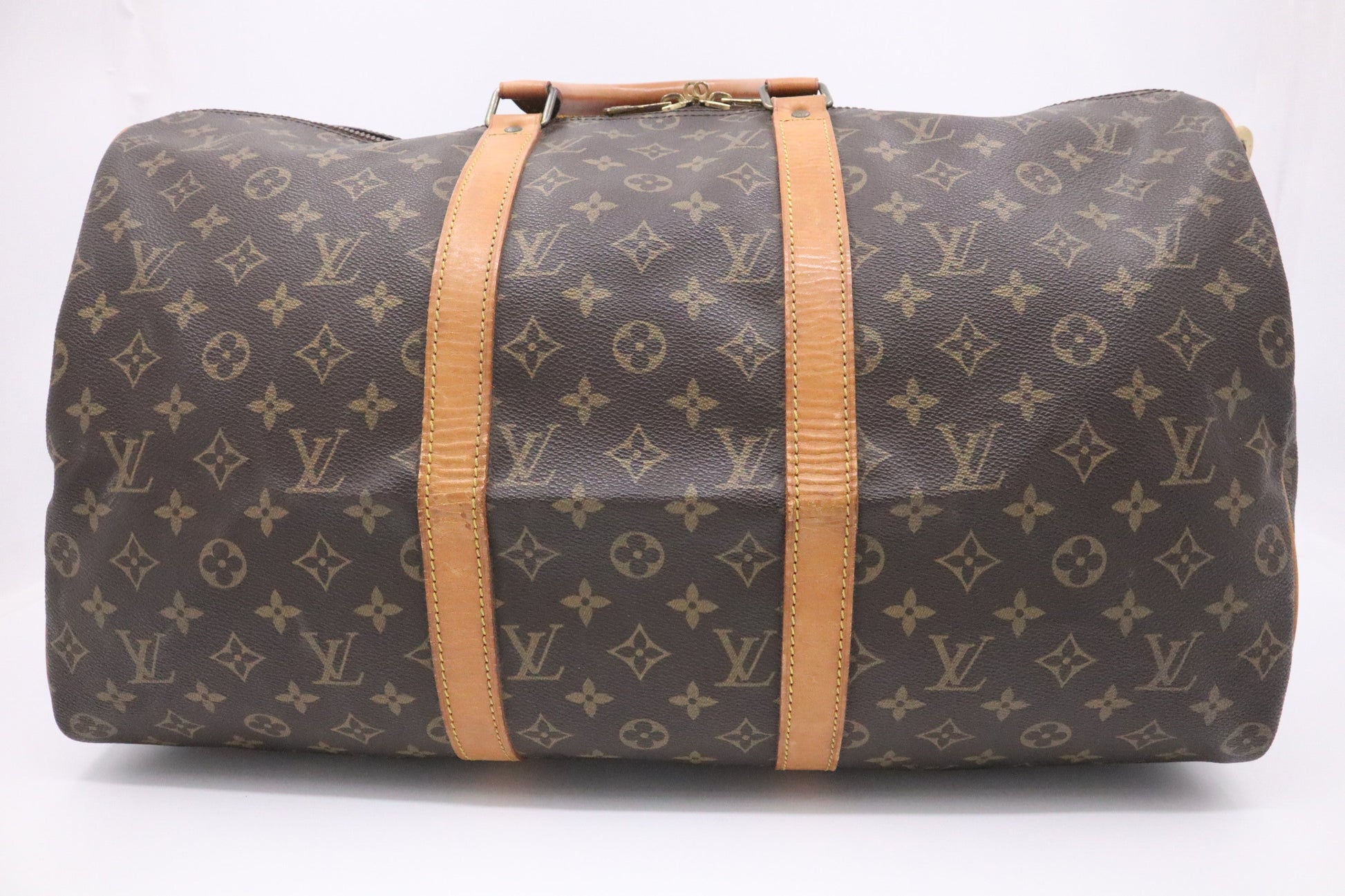 Louis Vuitton Keepall 50 Bandouliere Monogram Canvas Travel Bag