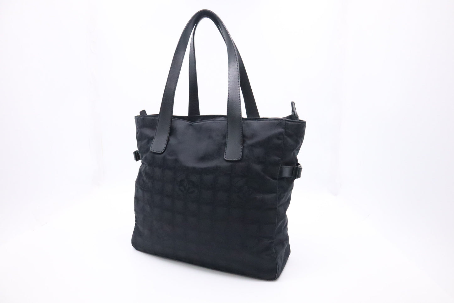 Chanel New Line Black Canvas Travel Bag Canvas 1
