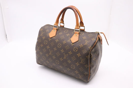 Louis Vuitton Speedy 30 Monogram Canvas Handbag Monogram Canvas