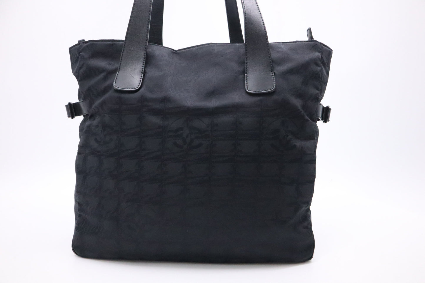 Chanel New Line Black Canvas Travel Bag Canvas 1
