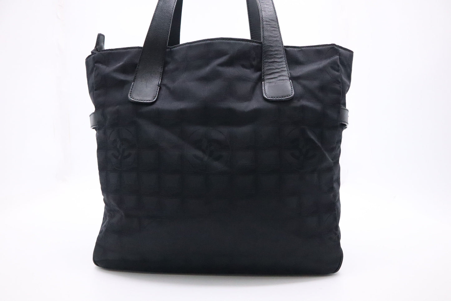 Chanel New Line Black Canvas Travel Bag Canvas 1