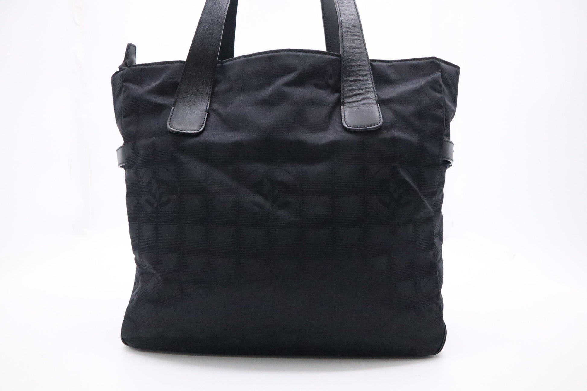 Chanel New Line Black Canvas Travel Bag Canvas 1