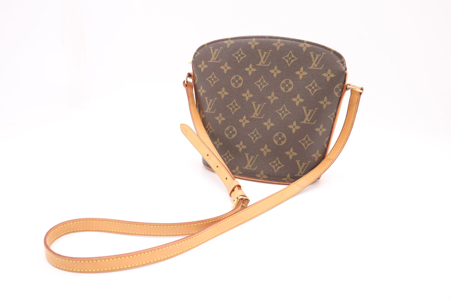 Louis Vuitton Drouot Monogram Canvas Handbag Canvas 2