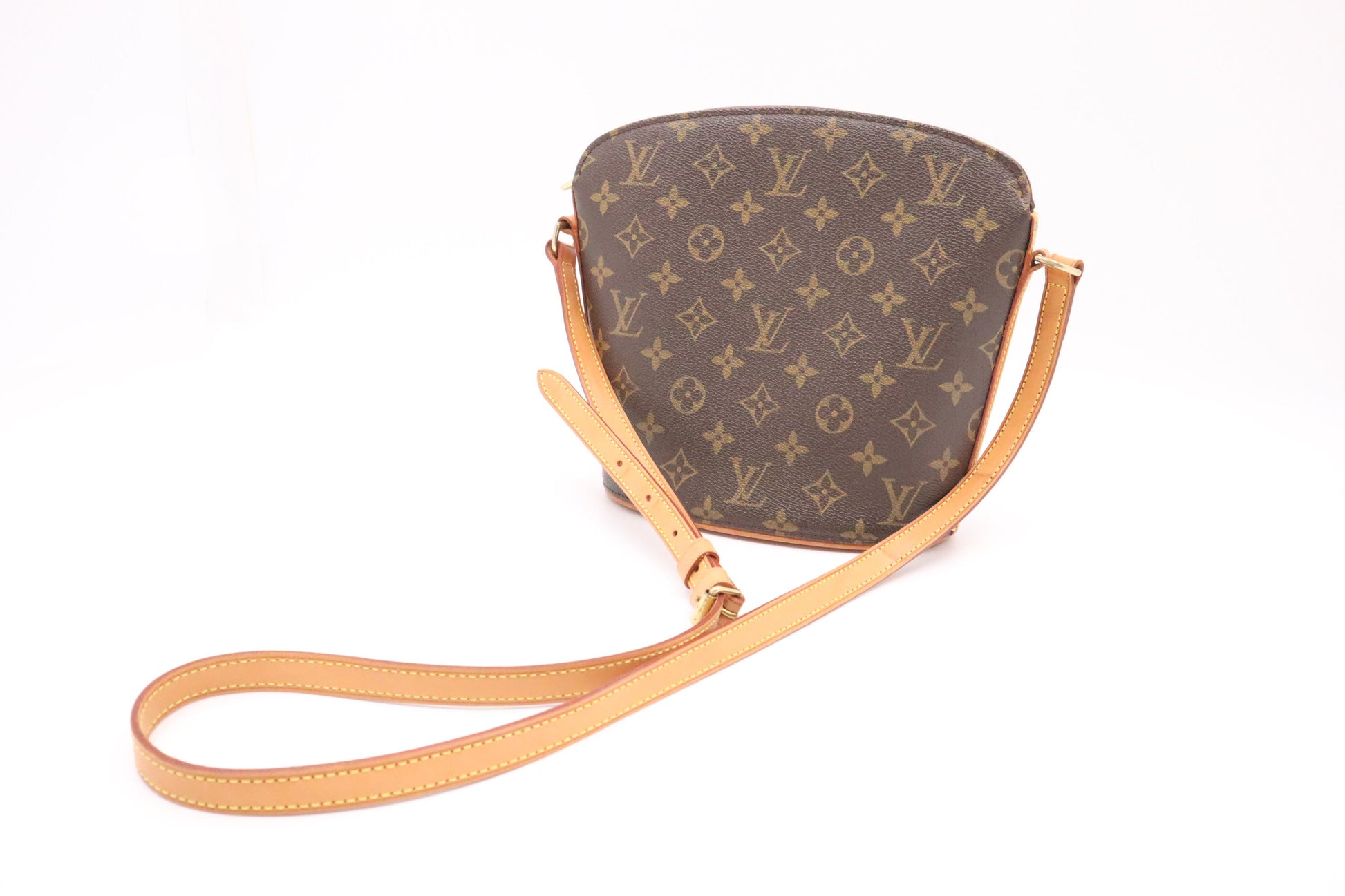 Louis Vuitton Drouot Monogram Canvas Handbag Canvas 2