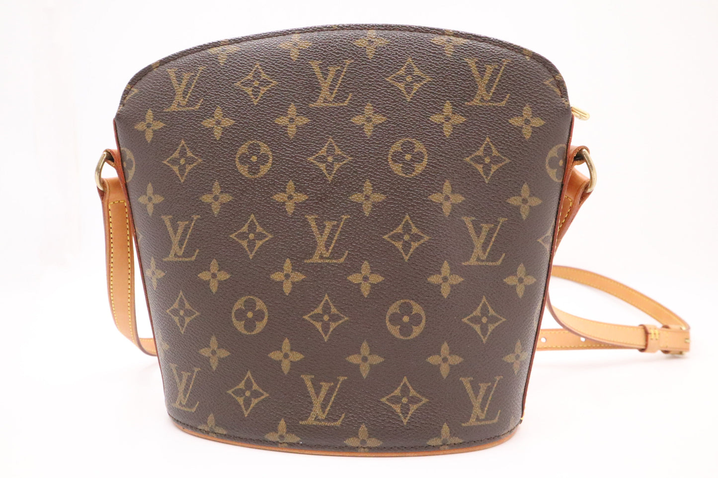 Louis Vuitton Drouot Monogram Canvas Handbag Canvas 2