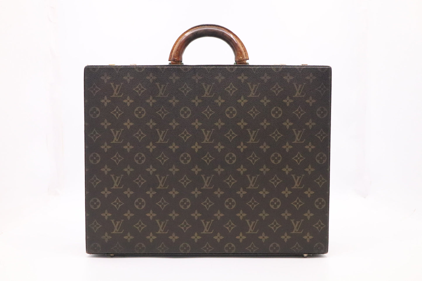 Louis Vuitton Crusher Briefcase Monogram Canvas Handbag