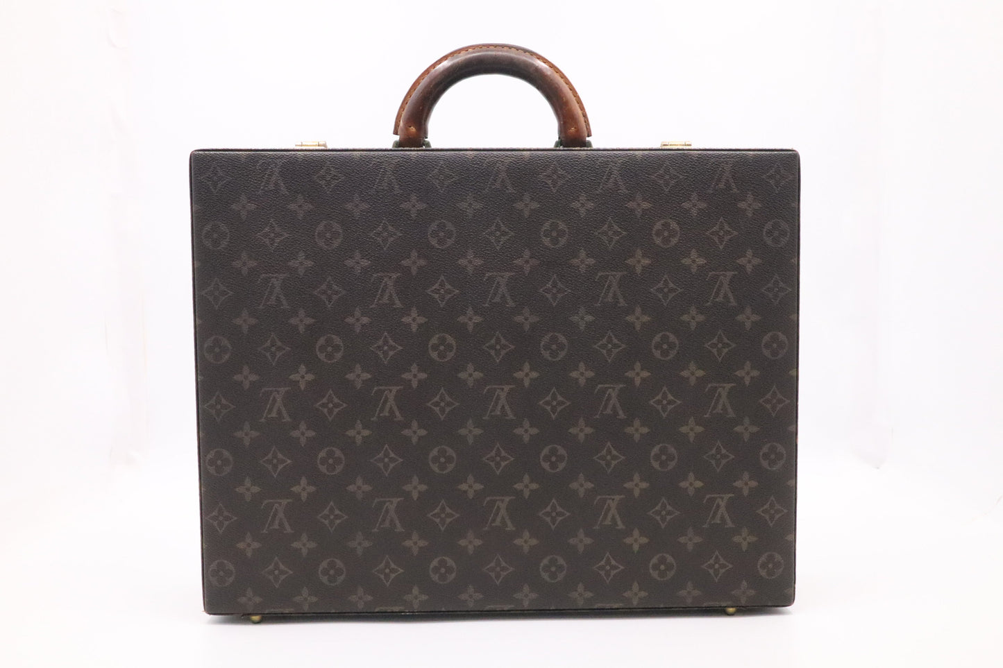 Louis Vuitton Crusher Briefcase Monogram Canvas Handbag