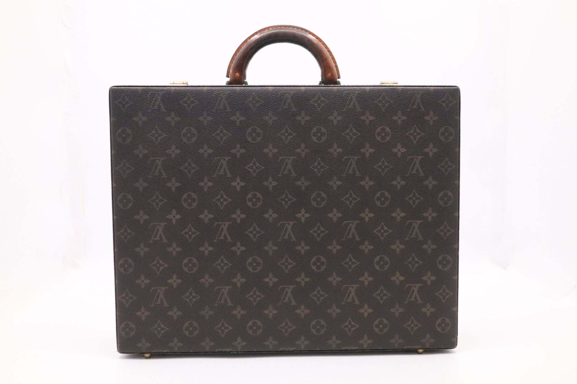 Louis Vuitton Crusher Briefcase Monogram Canvas Handbag