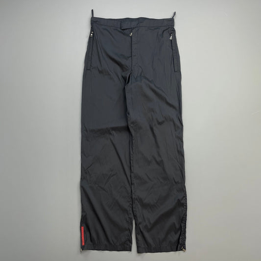 Prada Handbag Sport Deep Shell Track Pant Tro rs Black Purple