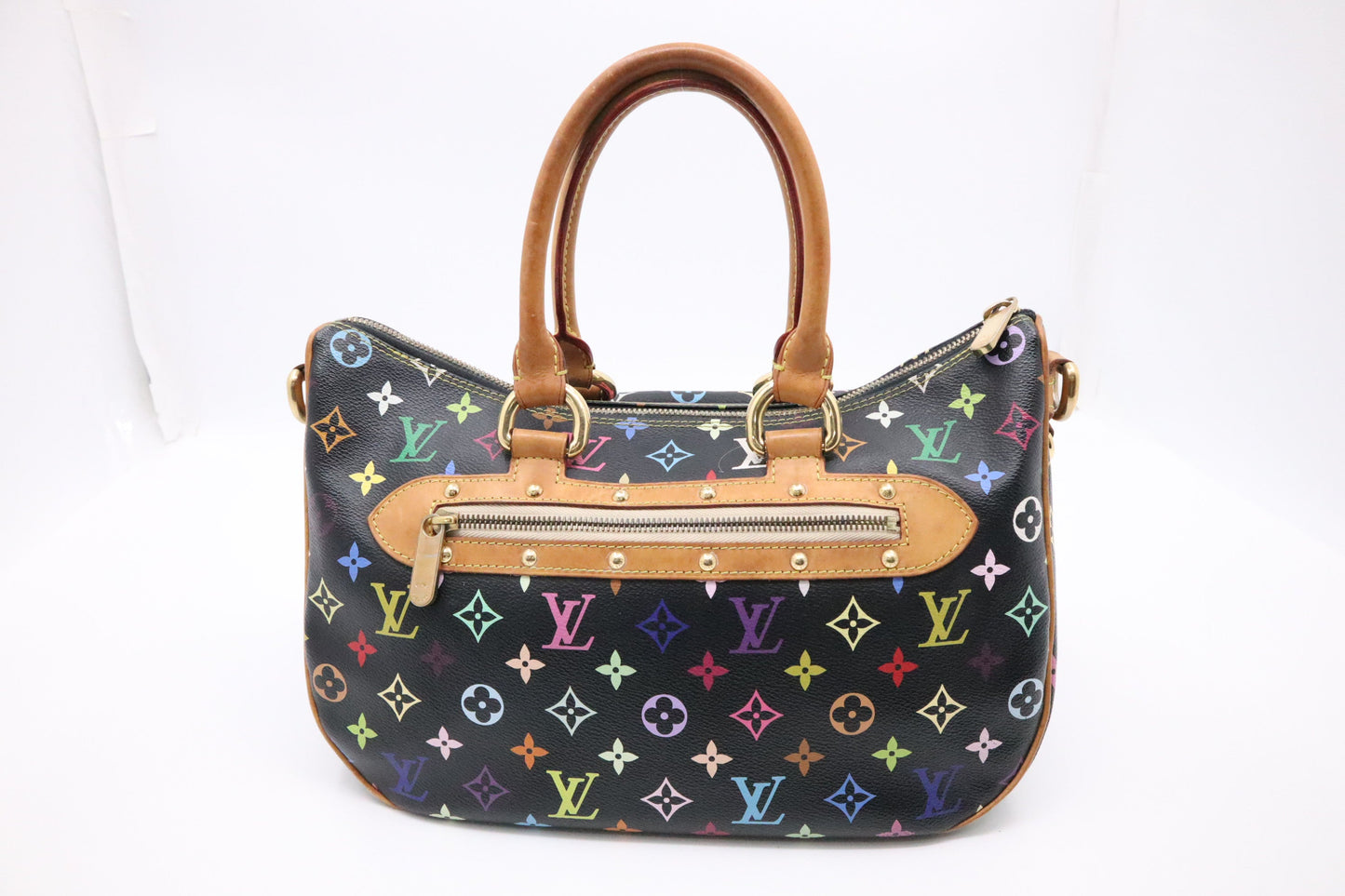 Louis Vuitton Rita Monogram Multicolor Black Canvas Handbag Monogram Canvas