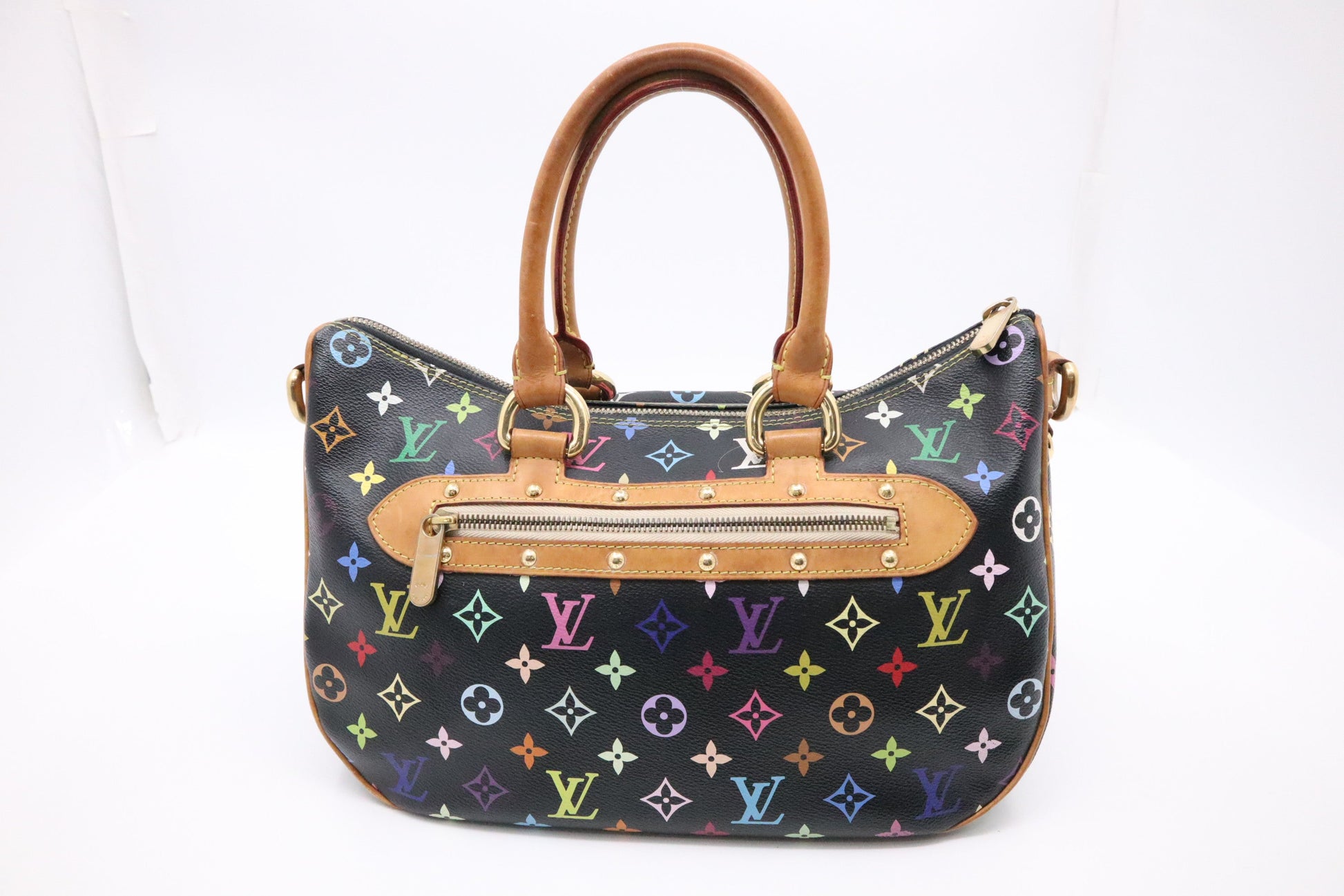 Louis Vuitton Rita Monogram Multicolor Black Canvas Handbag Monogram Canvas