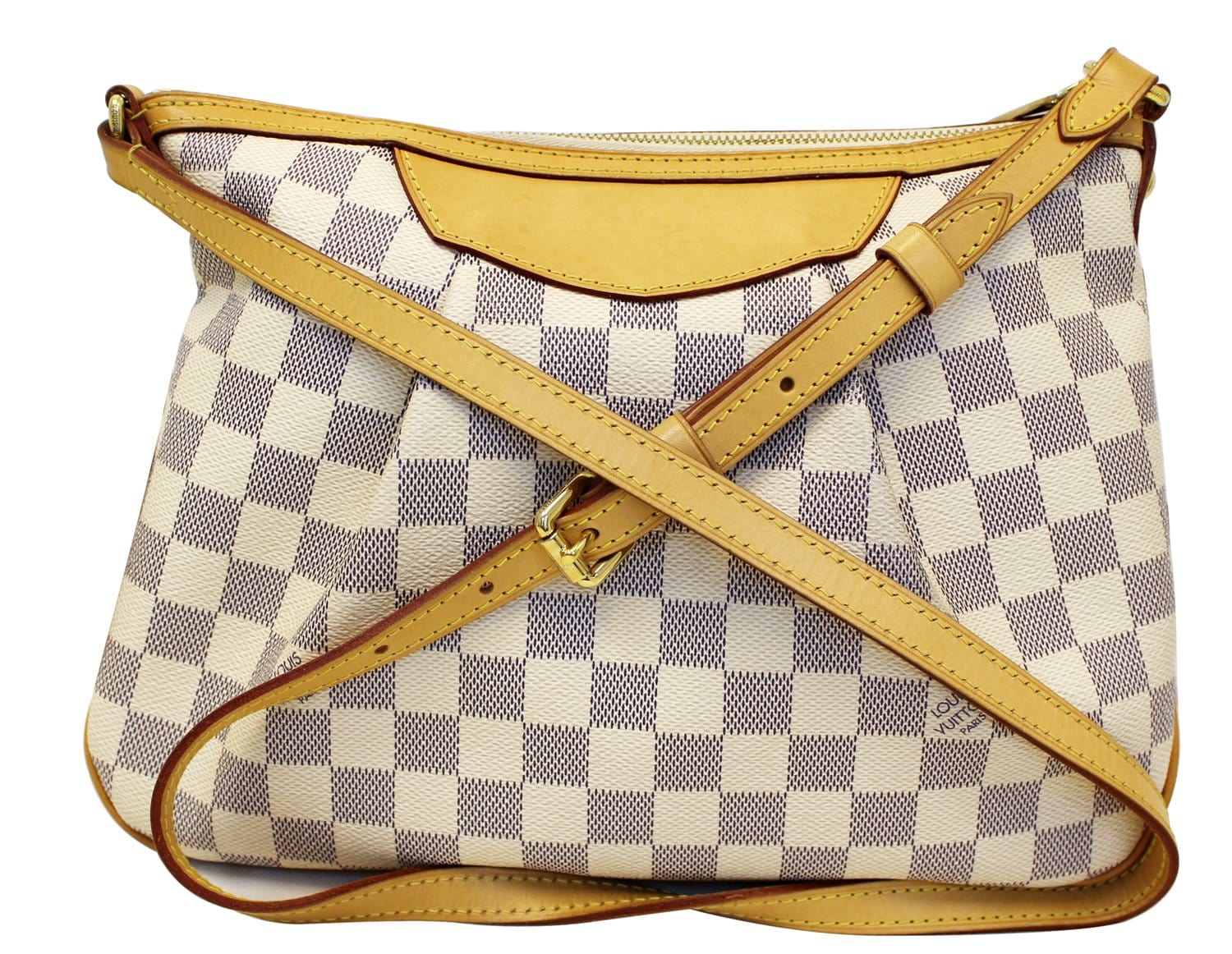 Louis Damier Azur Siracusa Pm Shoulder Crossbody Crossbody Bag