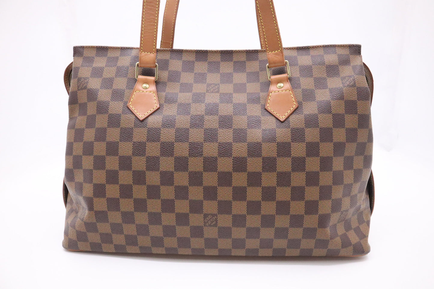 Louis Vuitton Columbine Ebene Damier Canvas Handbag