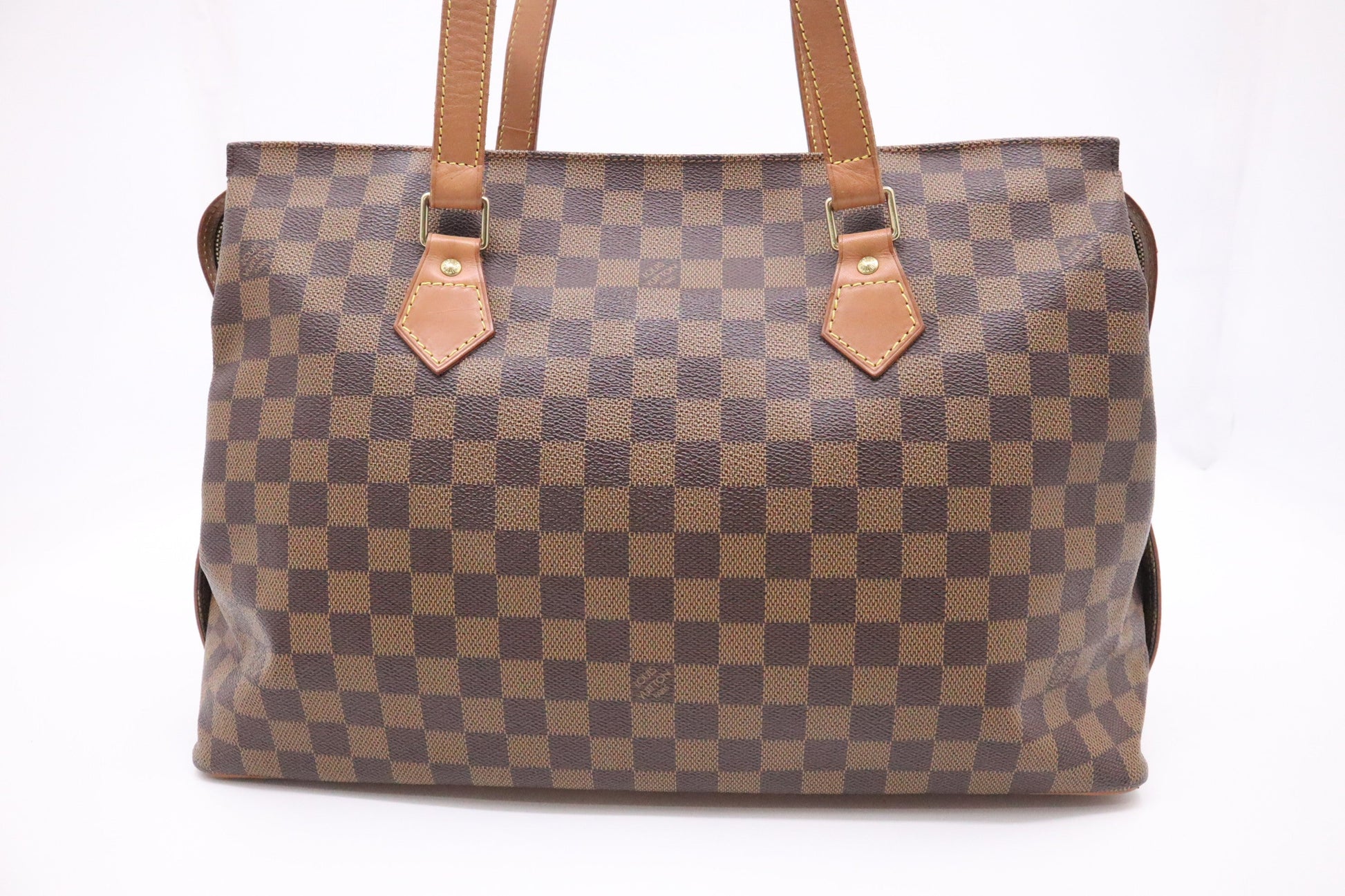Louis Vuitton Columbine Ebene Damier Canvas Handbag