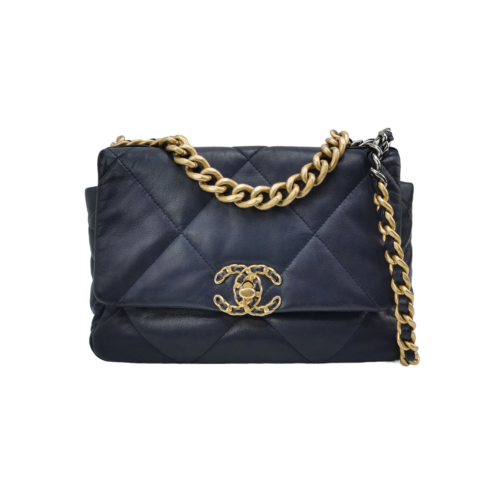 Chanel 19 Navy Small Crossbody Bag