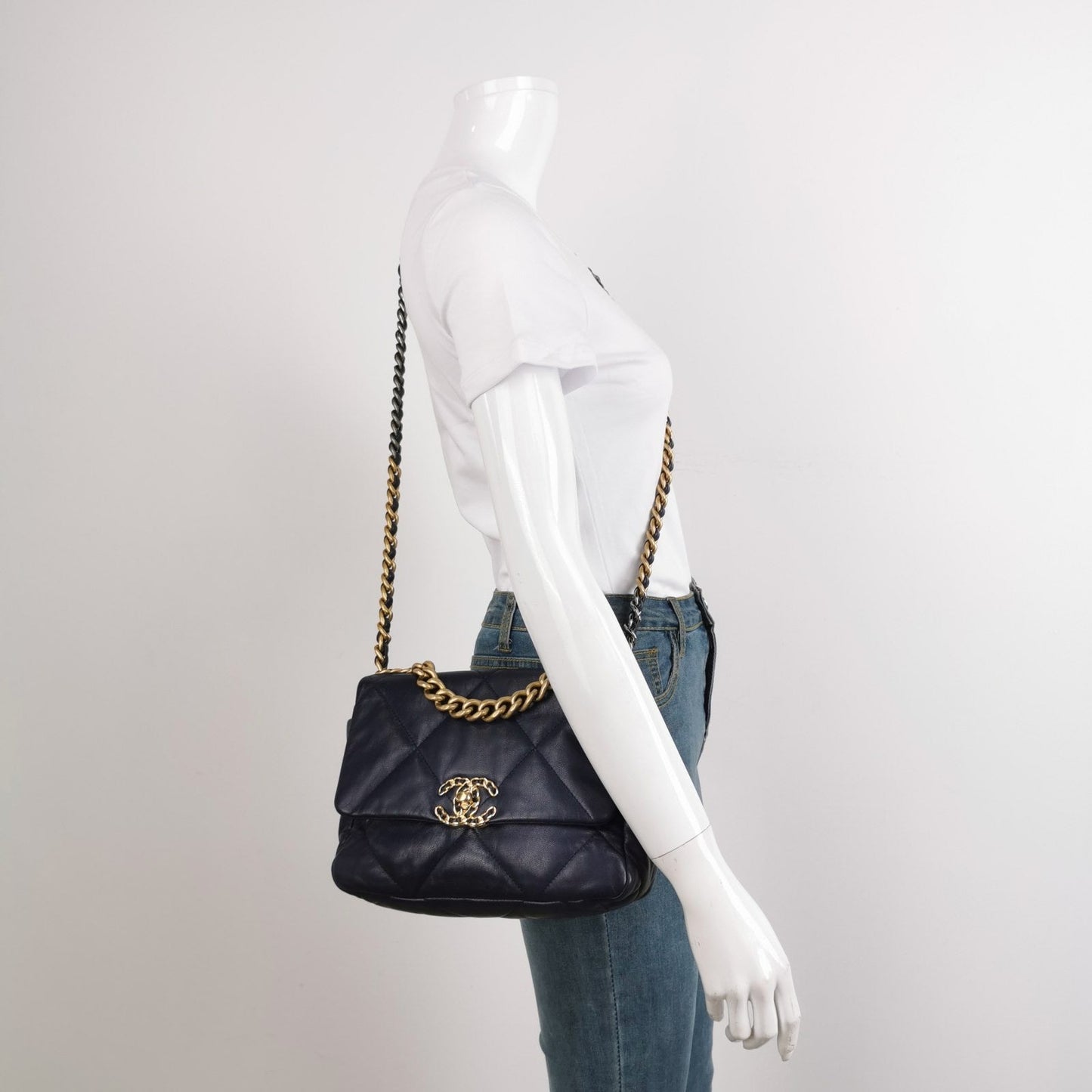 Chanel 19 Navy Small Crossbody Bag