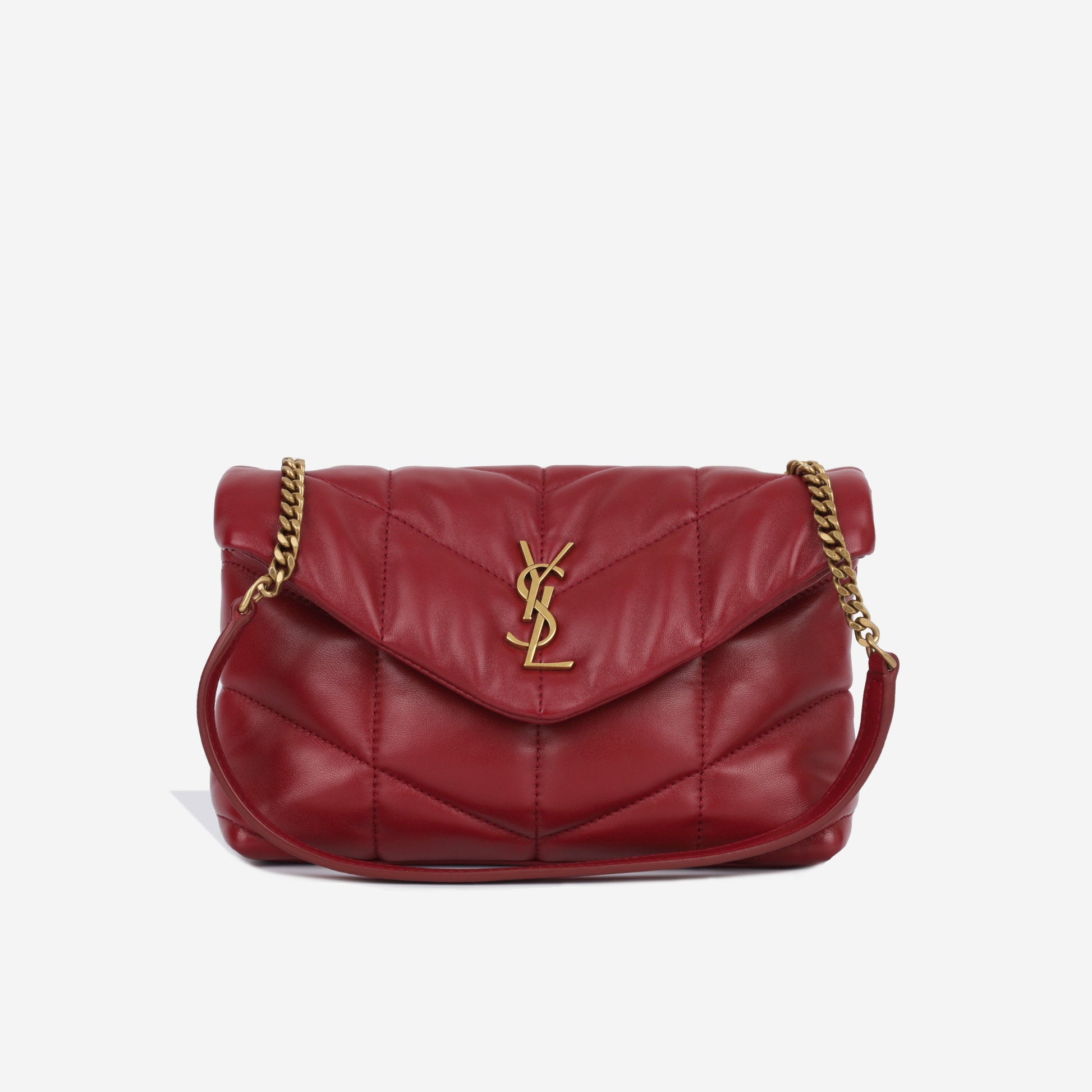 YSL Saint Laurent Lou Puffer Crossbody Bag Toy