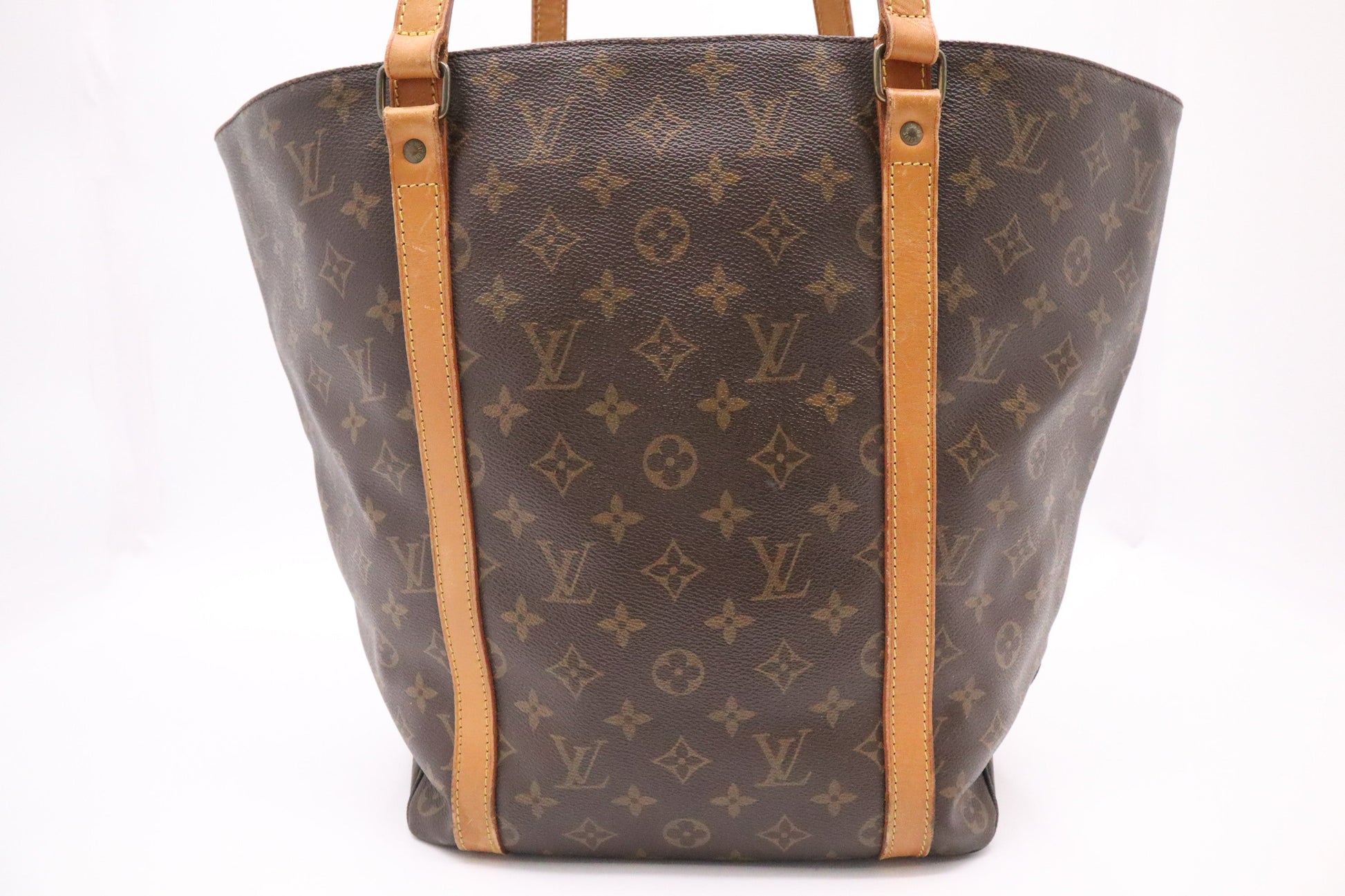 Louis Vuitton Sac Shopping 48 Monogram Canvas Handbag Canvas 2
