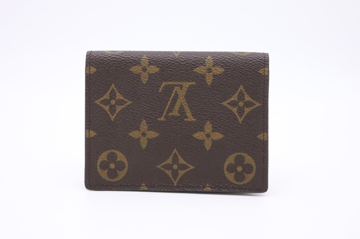 Louis Vuitton Card Monogram Canvas Wallet Case Canvas 7