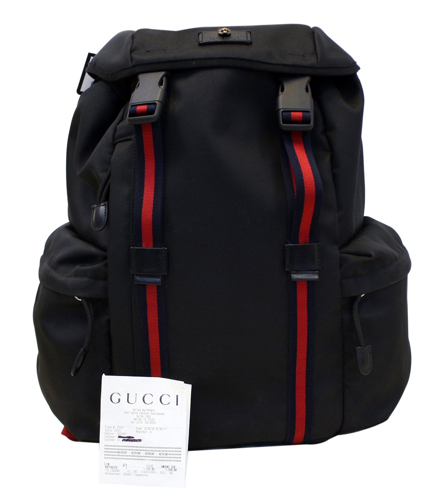 Gucci Techno Unisex Backpack Canvas