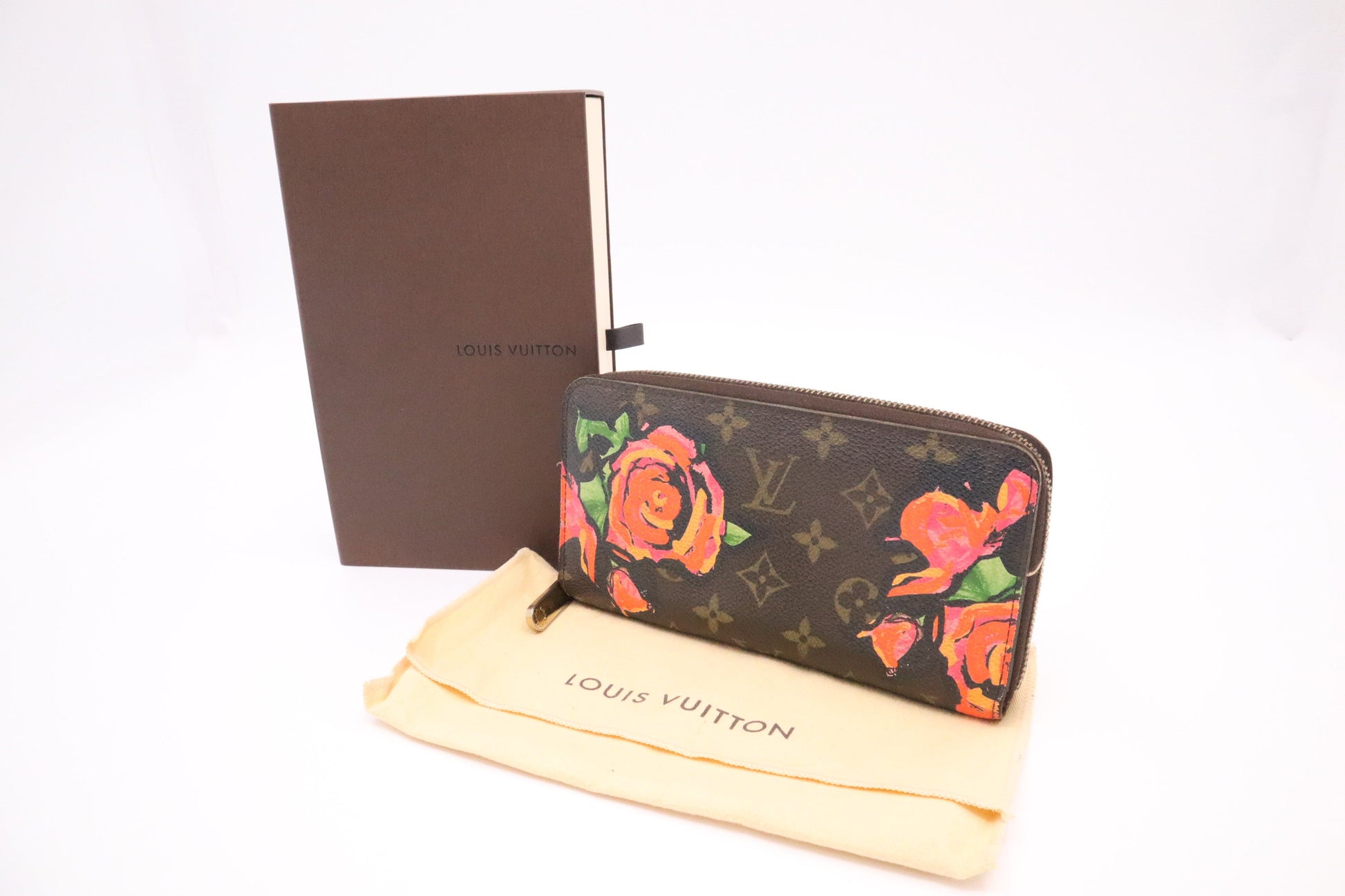 Louis Vuitton x Stephen Spro Zippy Long Monogram Canvas Wallet Case