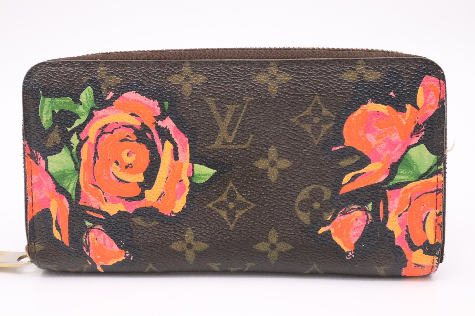 Louis Vuitton x Stephen Spro Zippy Long Monogram Canvas Wallet Case