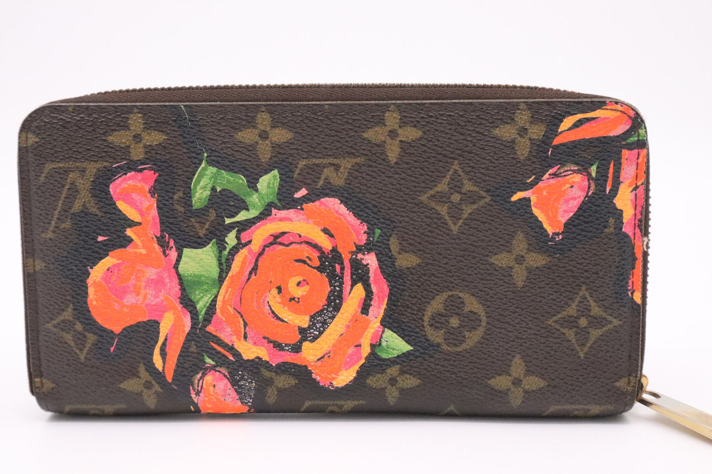 Louis Vuitton x Stephen Spro Zippy Long Monogram Canvas Wallet Case