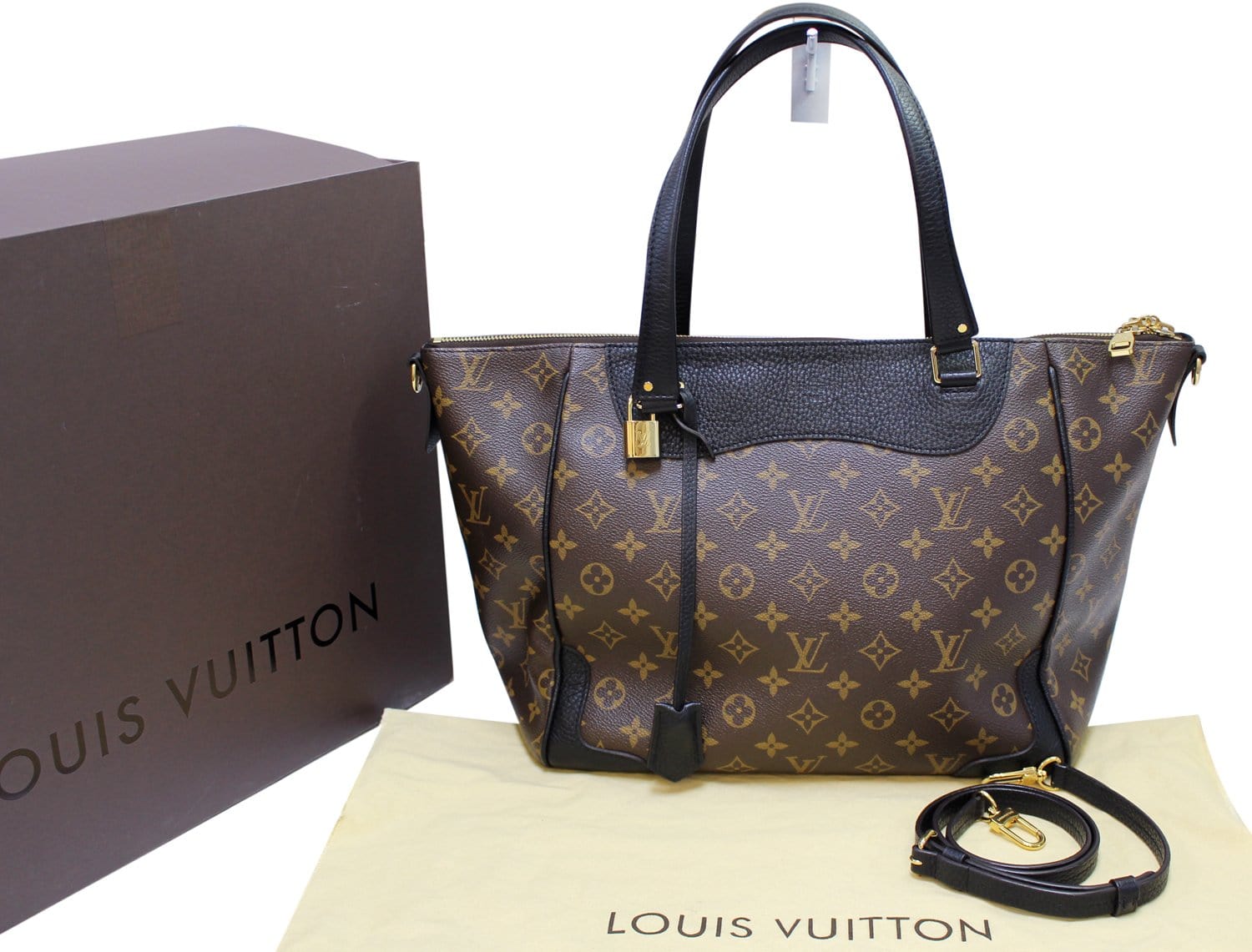 Louis Estrela Mm Nm Noir Shoulder Bag Monogram Black