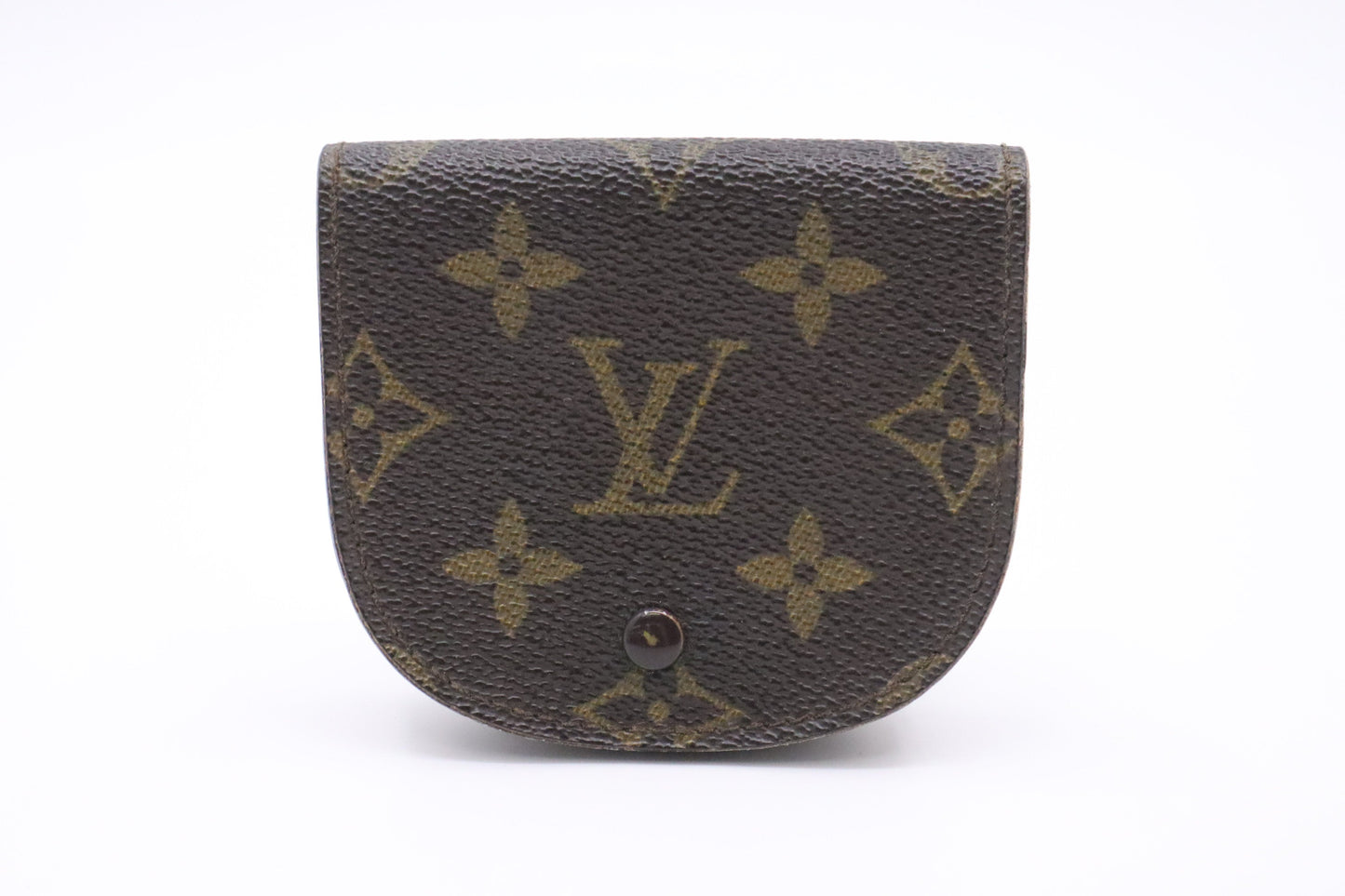 Louis Vuitton Porte-monnaie Gousset Change Purse Monogram Canvas Handbag