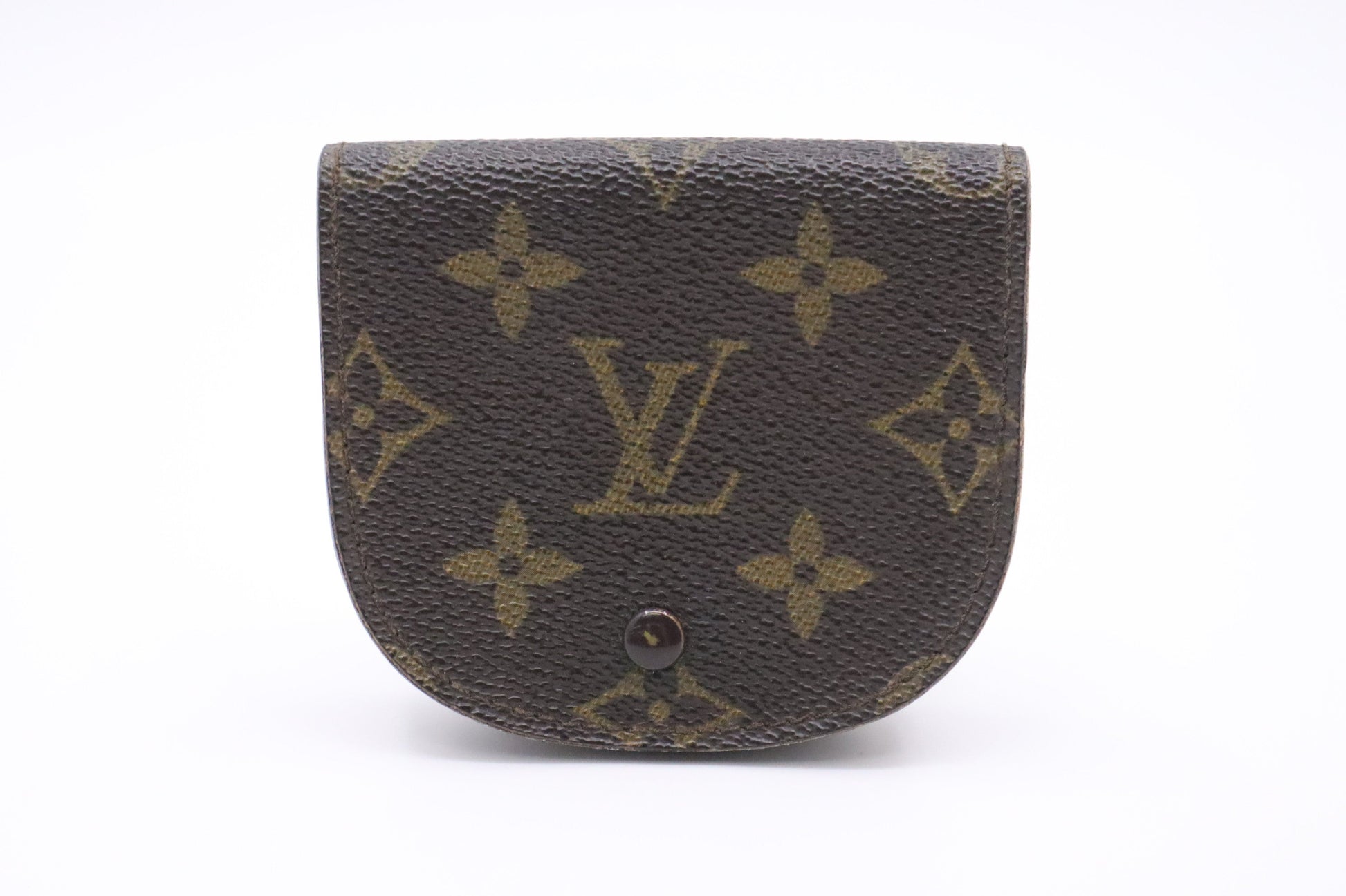 Louis Vuitton Porte-monnaie Gousset Change Purse Monogram Canvas Handbag