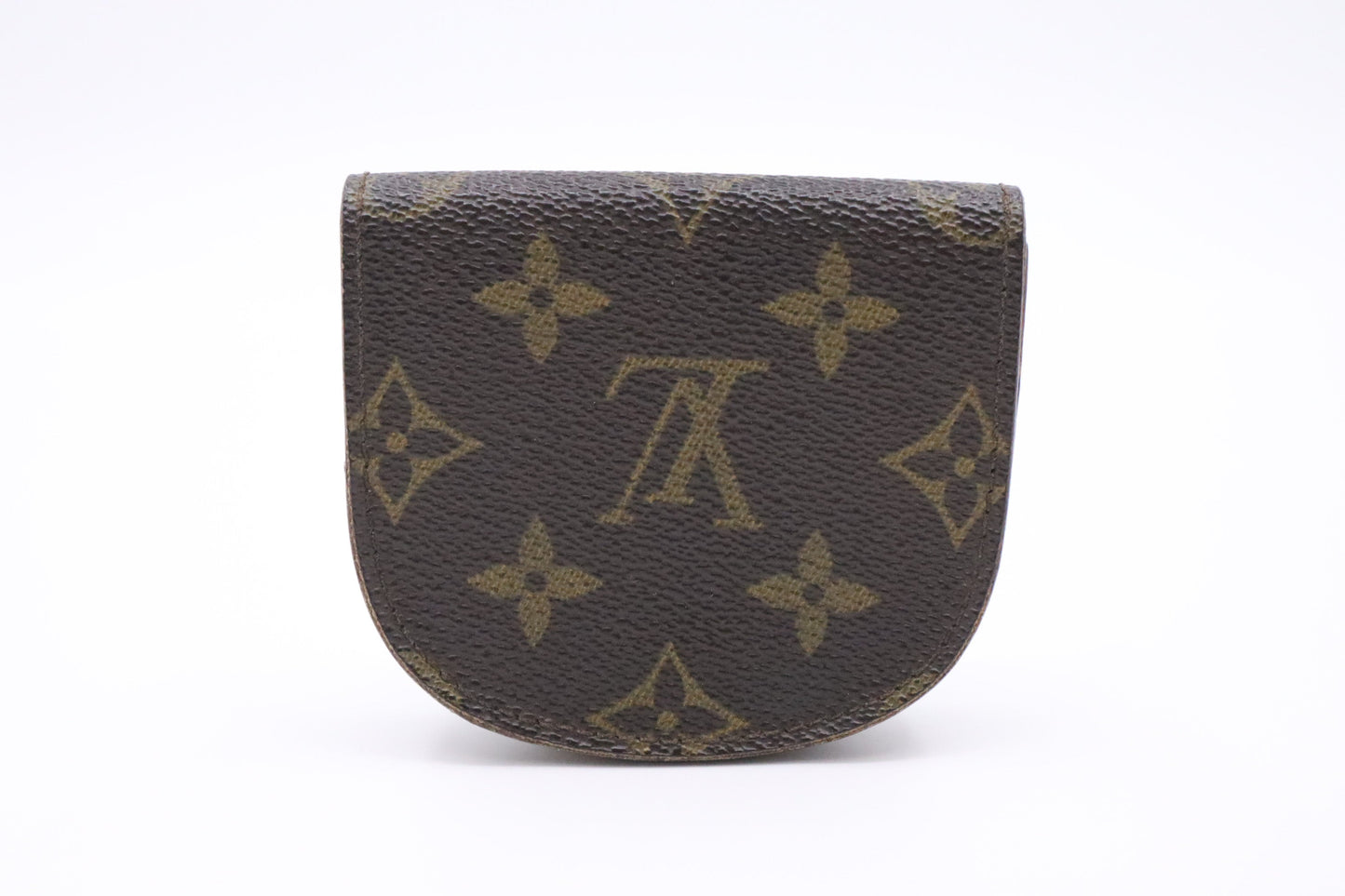 Louis Vuitton Porte-monnaie Gousset Change Purse Monogram Canvas Handbag