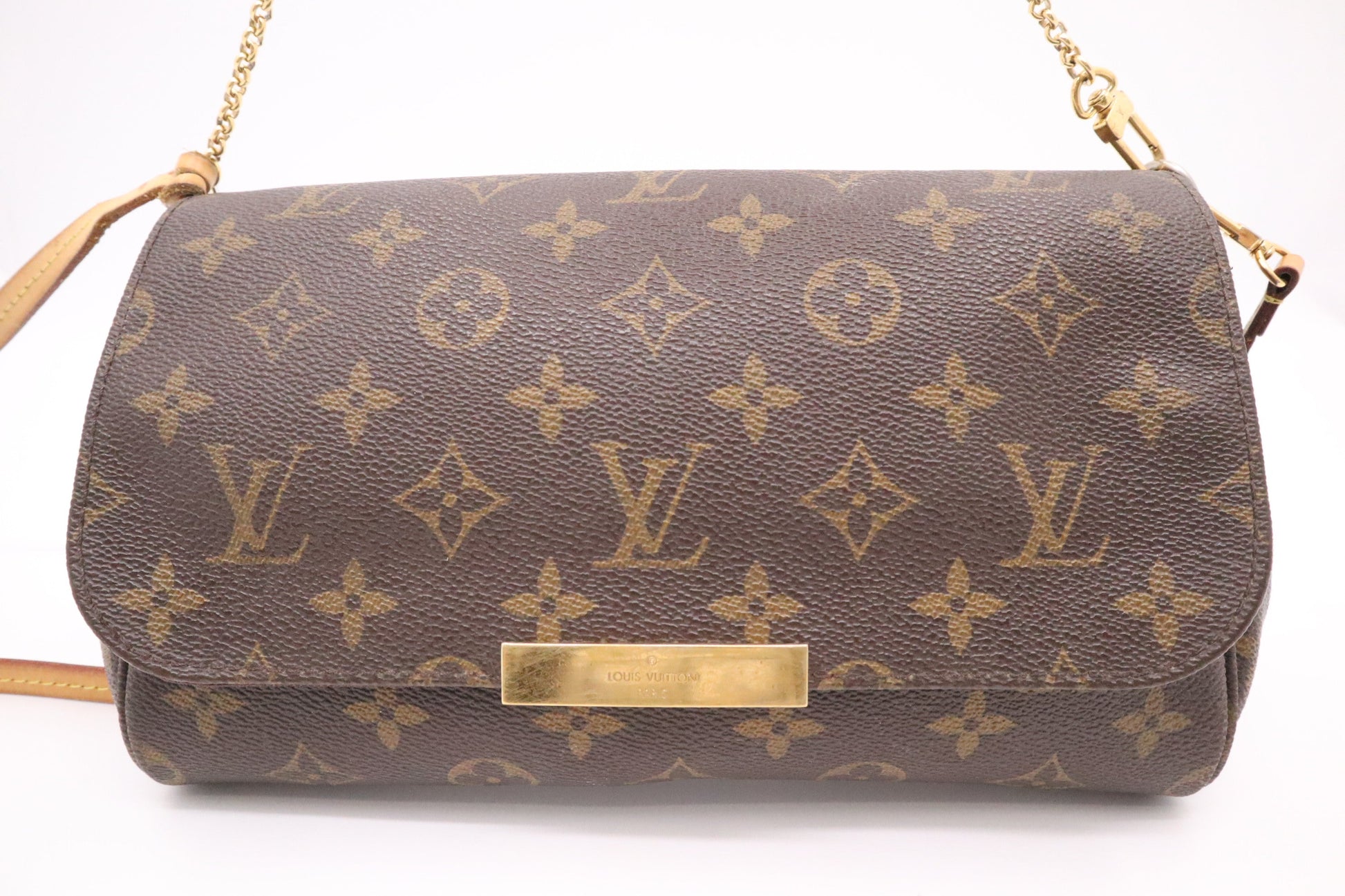 Louis Vuitton Favorite MM Monogram Canvas Handbag Canvas 1