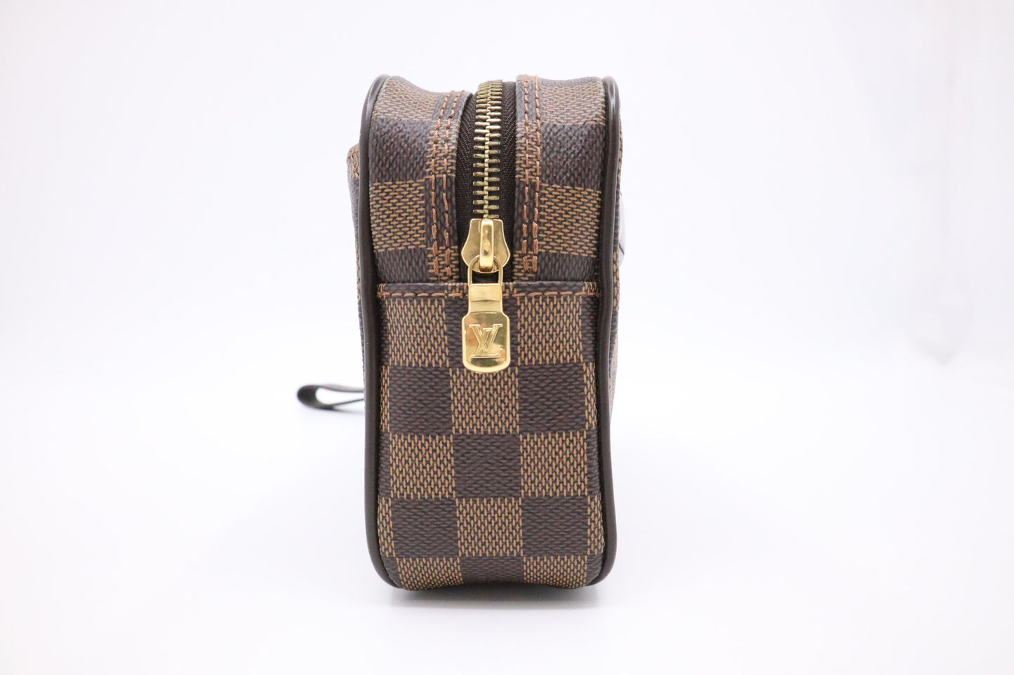 Louis Vuitton Saint Paul Pochette Ebene Canvas Damier Clutch Bag
