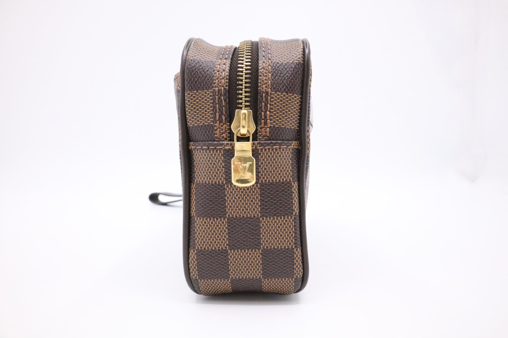 Louis Vuitton Saint Paul Pochette Ebene Canvas Damier Clutch Bag