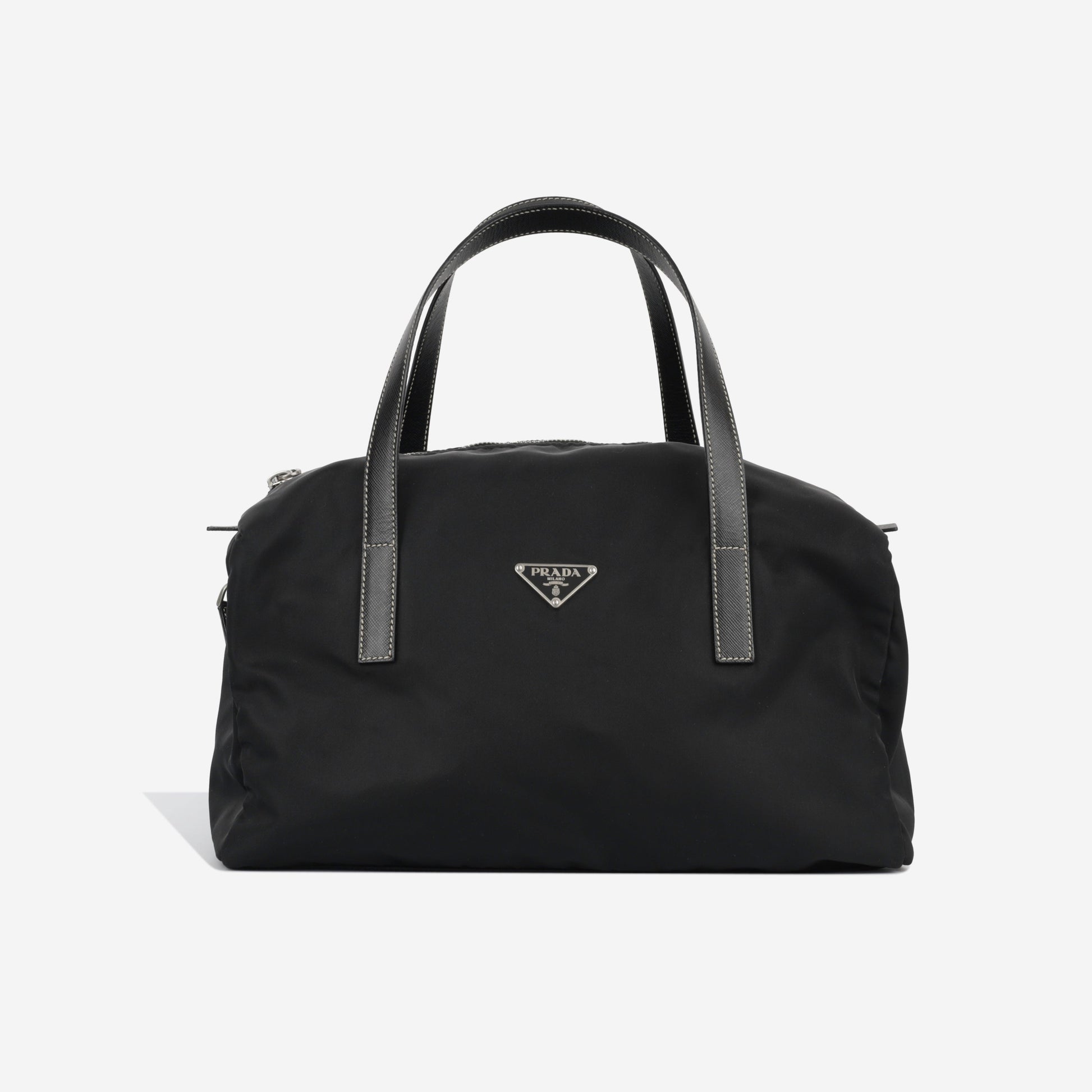 Prada Bowling Bag Nylon Crossbody Bag