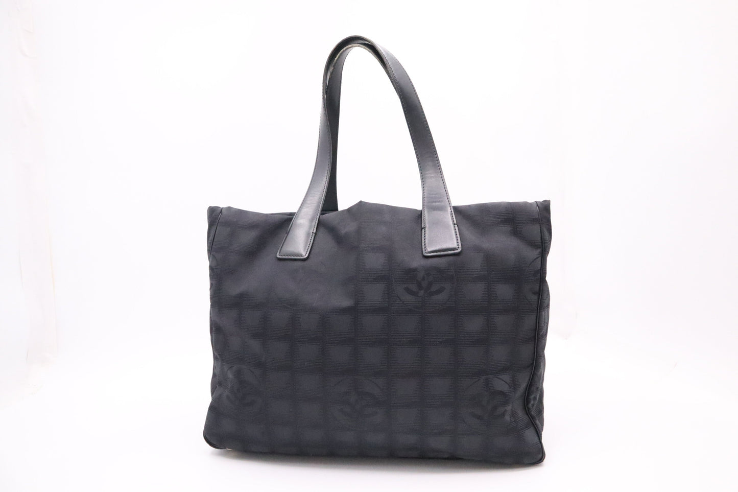 Chanel New Line Black Canvas Travel Bag Black Canvas