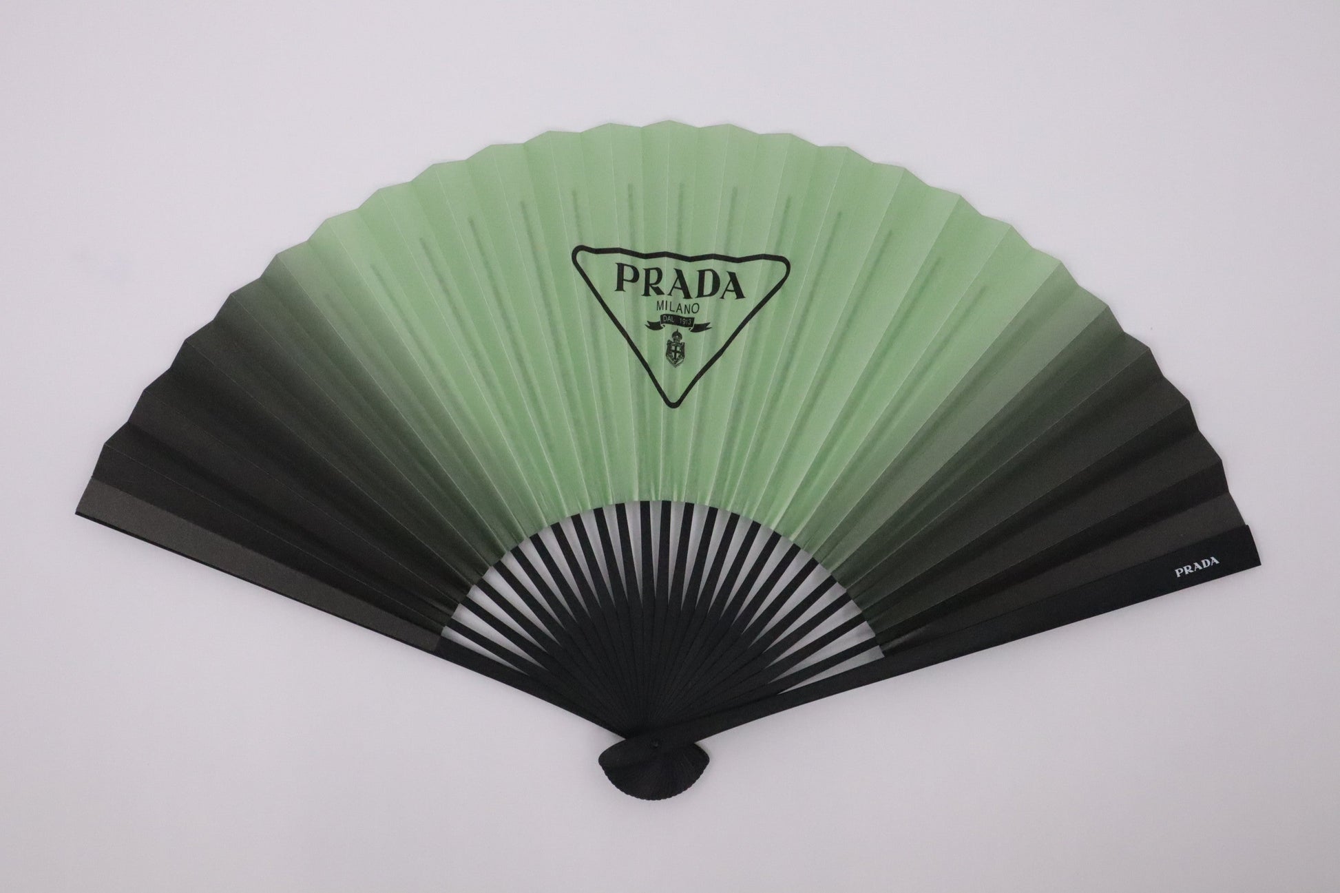 Prada Fan In & Handbag Black Green Travel Bag
