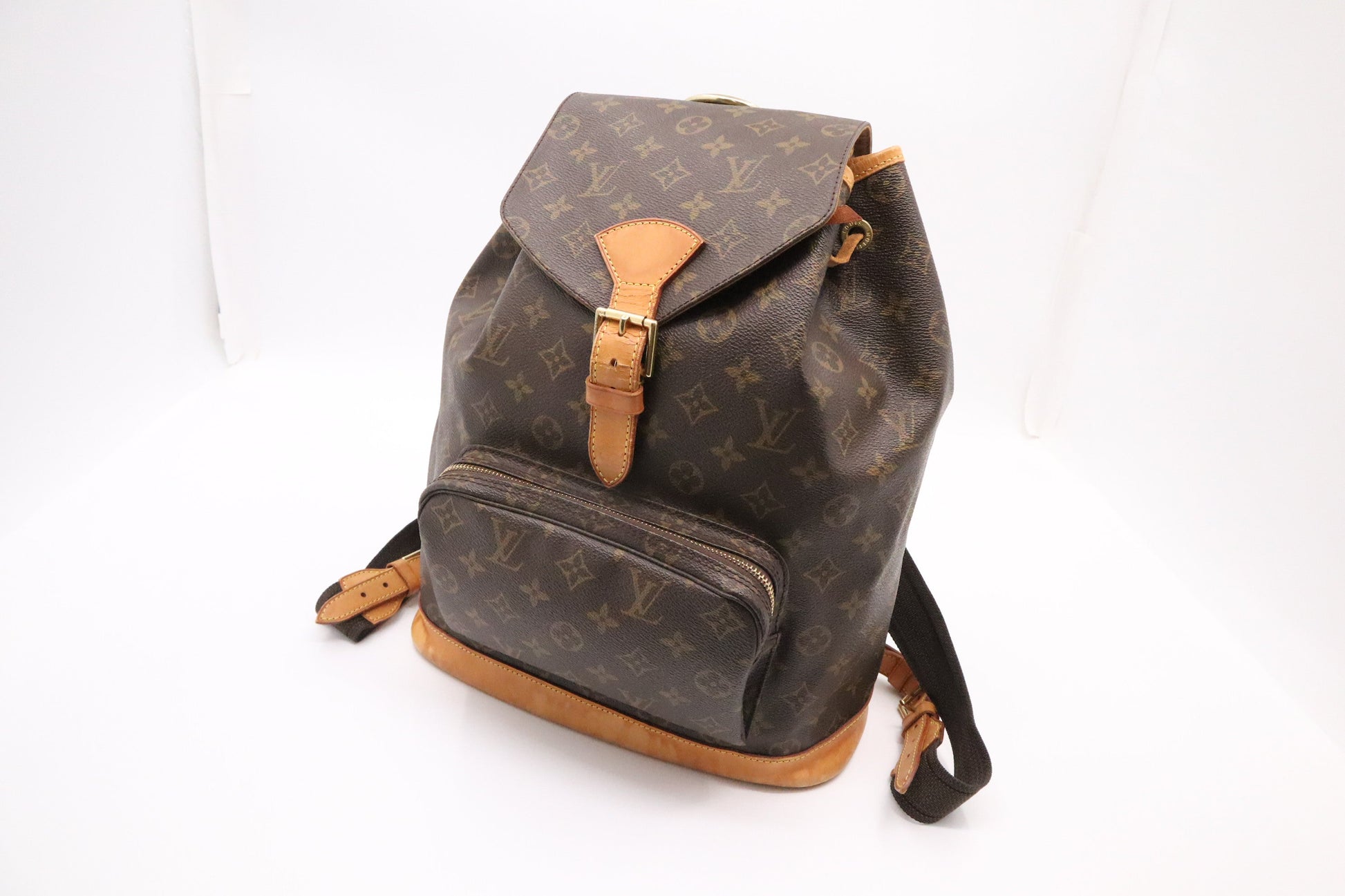 Louis Vuitton Montsouris GM Monogram Canvas Handbag Monogram Canvas
