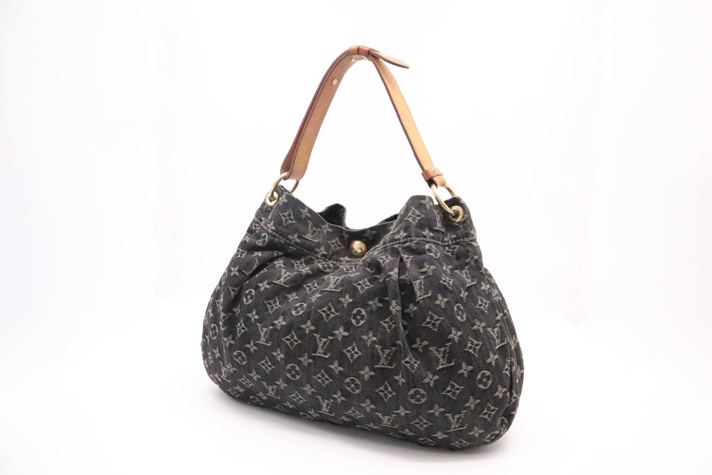 Louis Vuitton Daily PM Denim Monogram Black Handbag