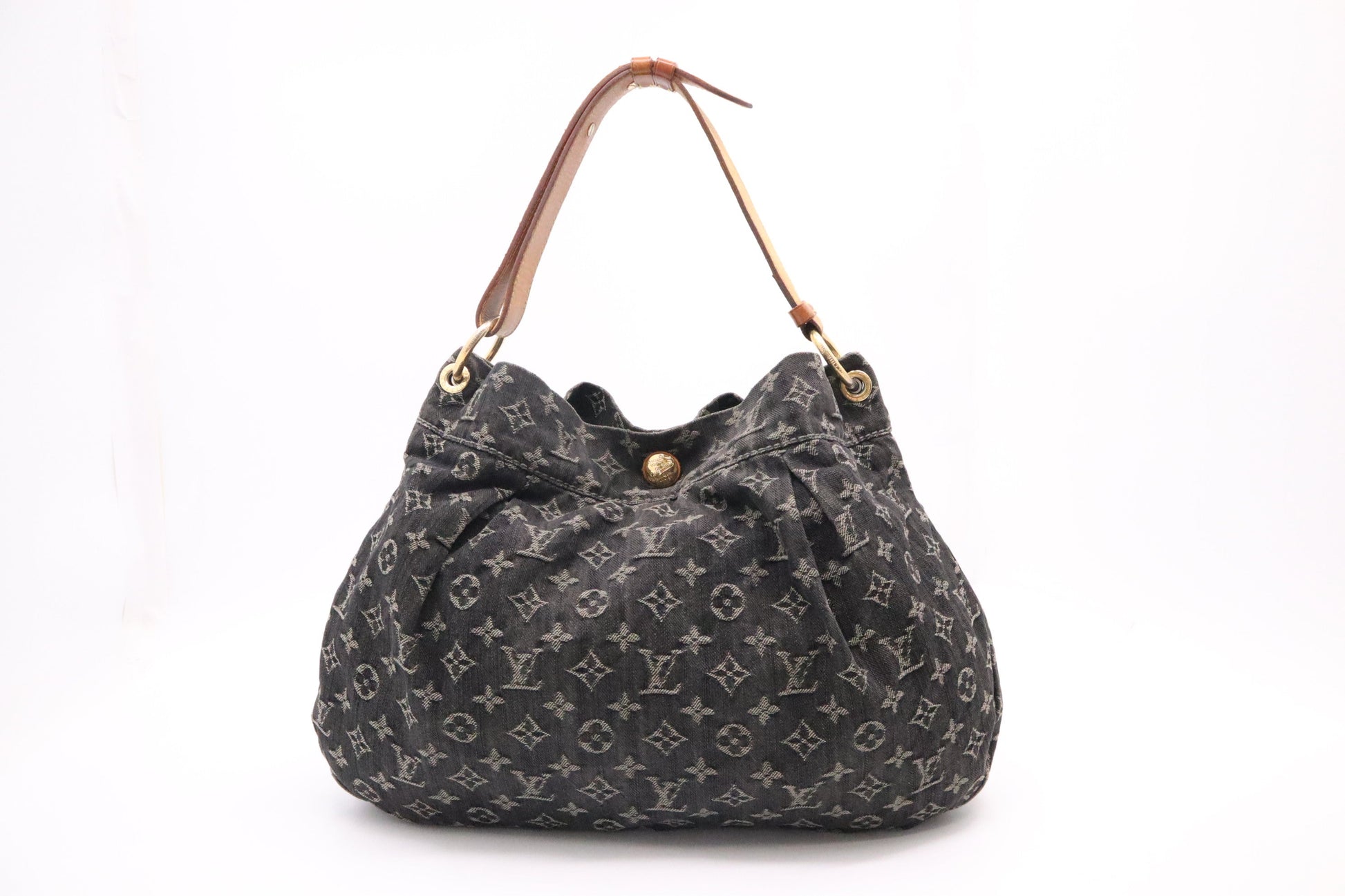 Louis Vuitton Daily PM Denim Monogram Black Handbag